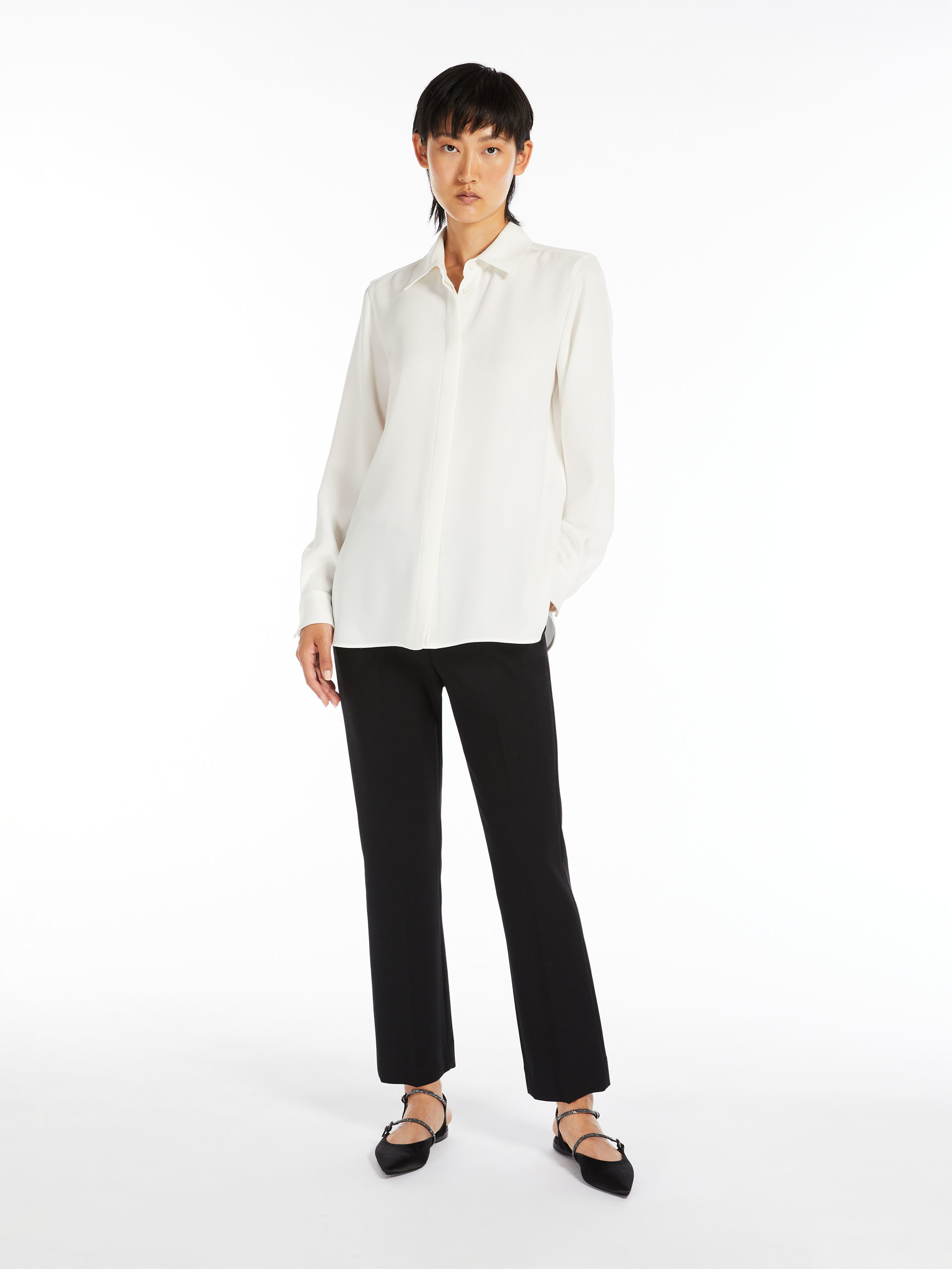 MAX MARA - Oversized cady shirt -SILK - MAX MARA SALE