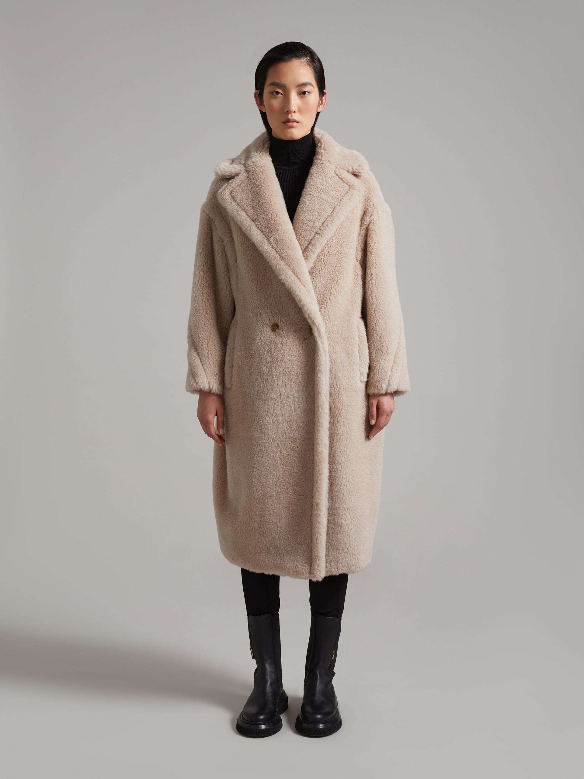 MAX MARA Teddy Bear Icon Coat - SAND - MAX MARA SALE
