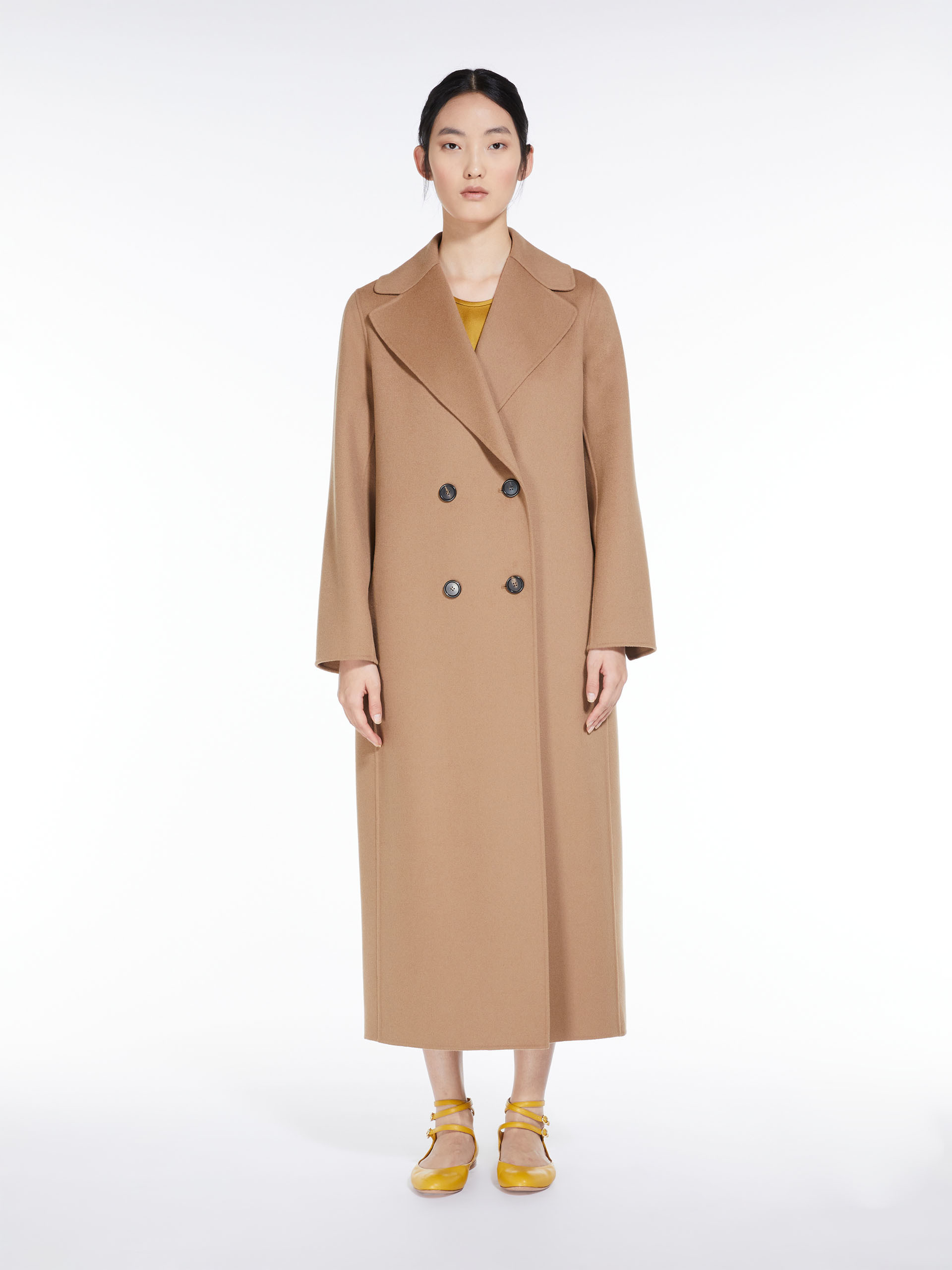 MAX MARA - Double-breasted wool coat - CAMEL - MAX MARA SALE