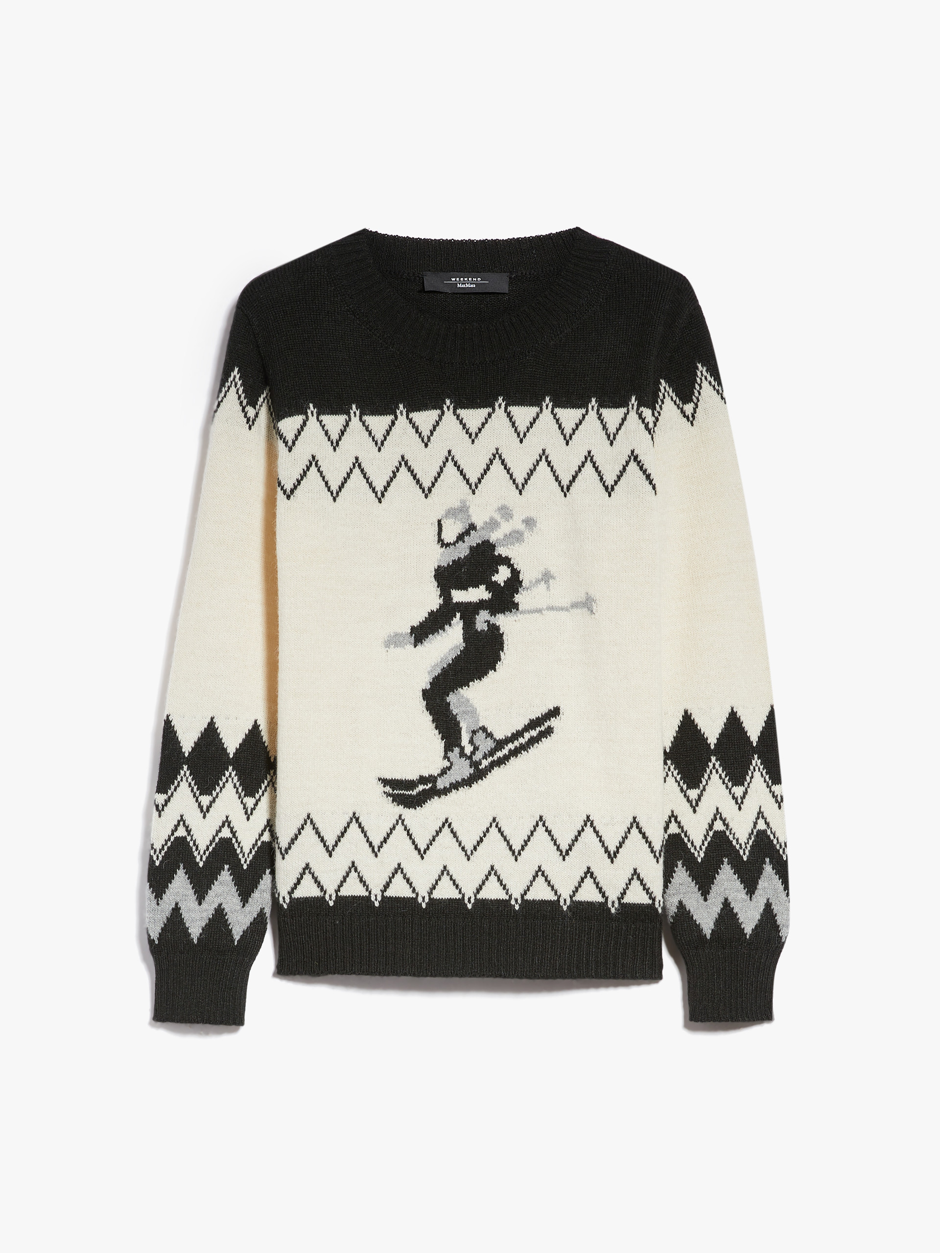 MAX MARA - Alpaca and wool yarn sweater - AVIO - MAX MARA SALE