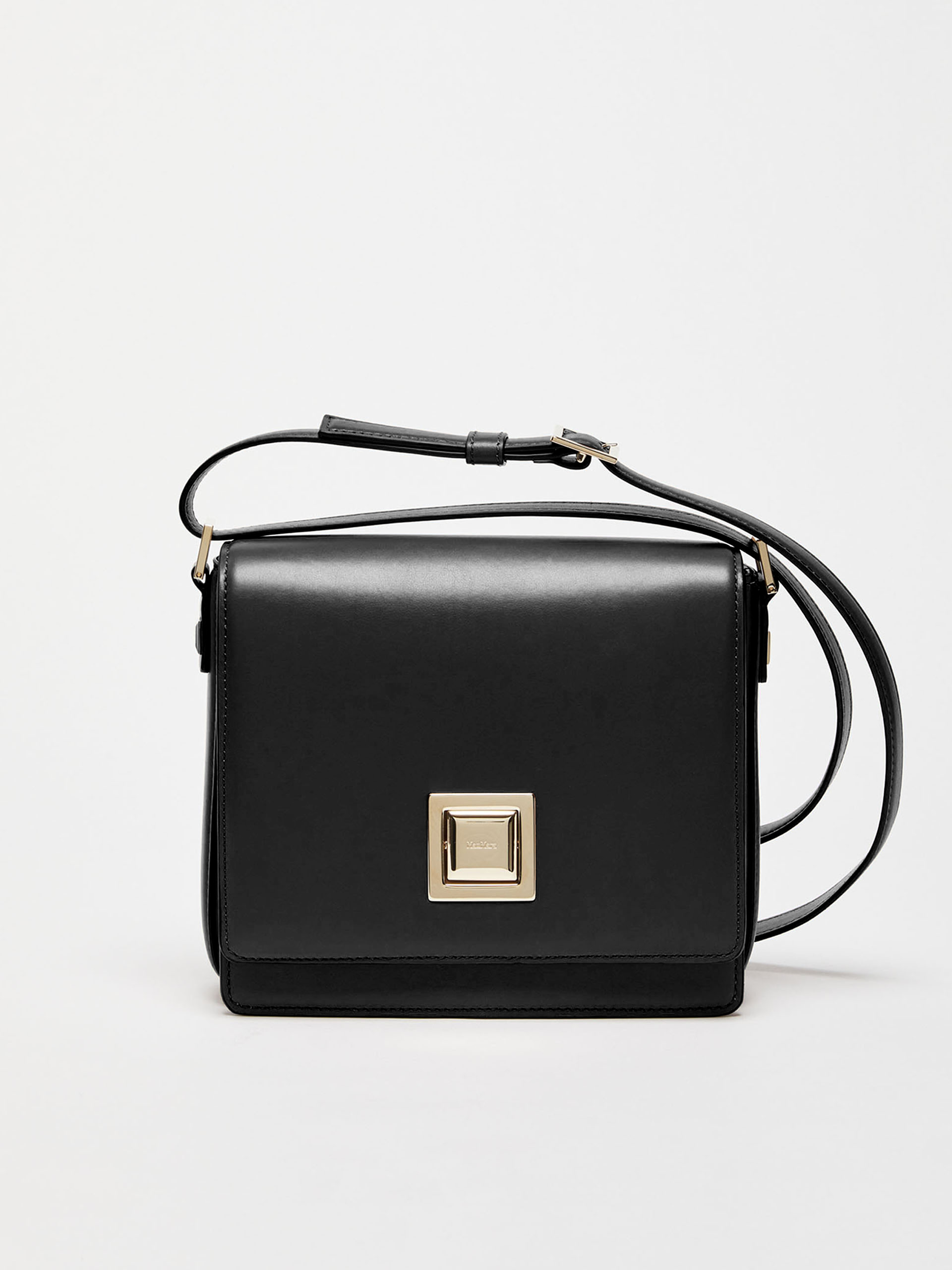 MAX MARA - Medium leather MM Bag - BLACK - MAX MARA SALE