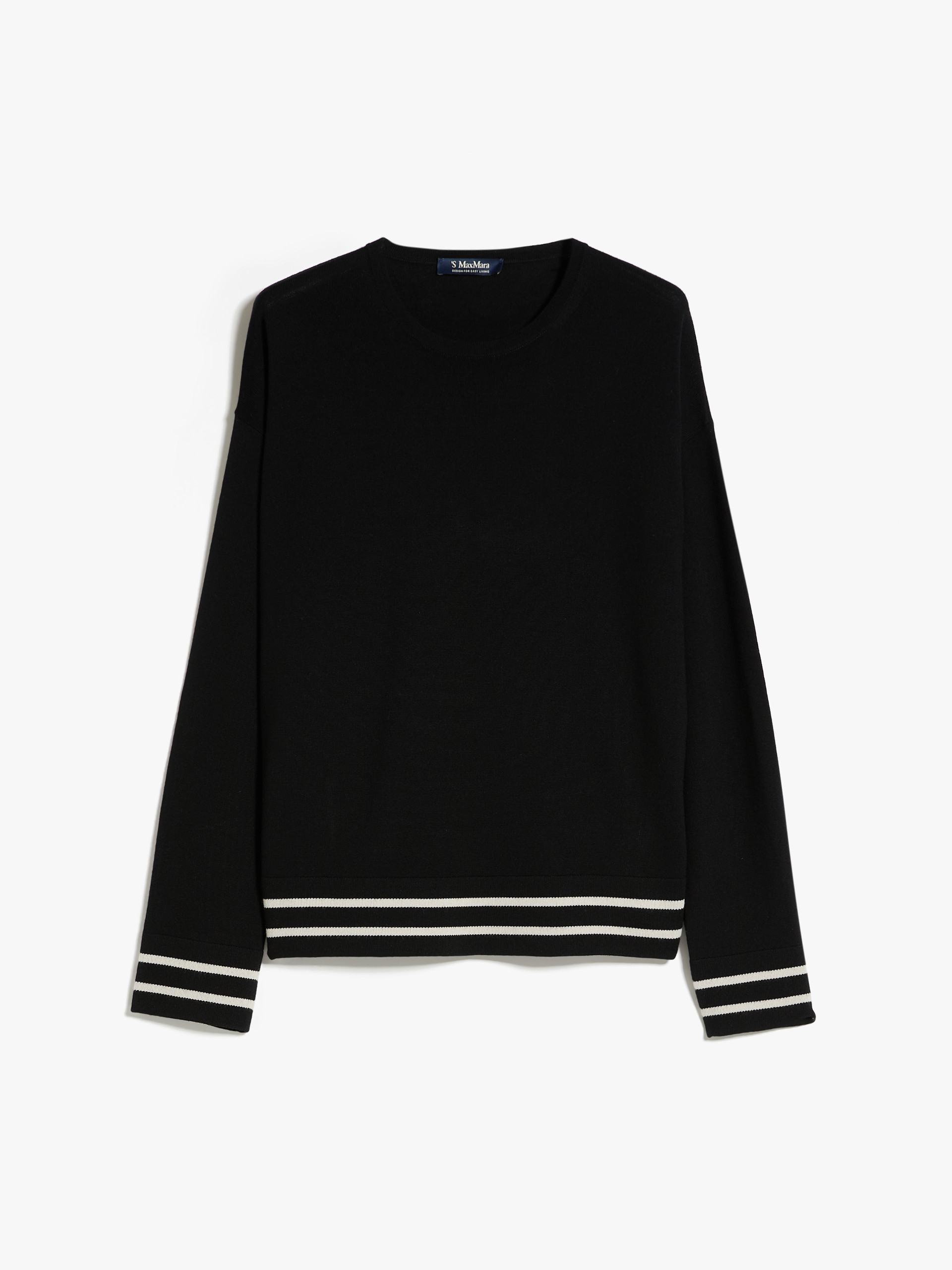 MAX MARA - Wool yarn sweater - BLACK - MAX MARA SALE