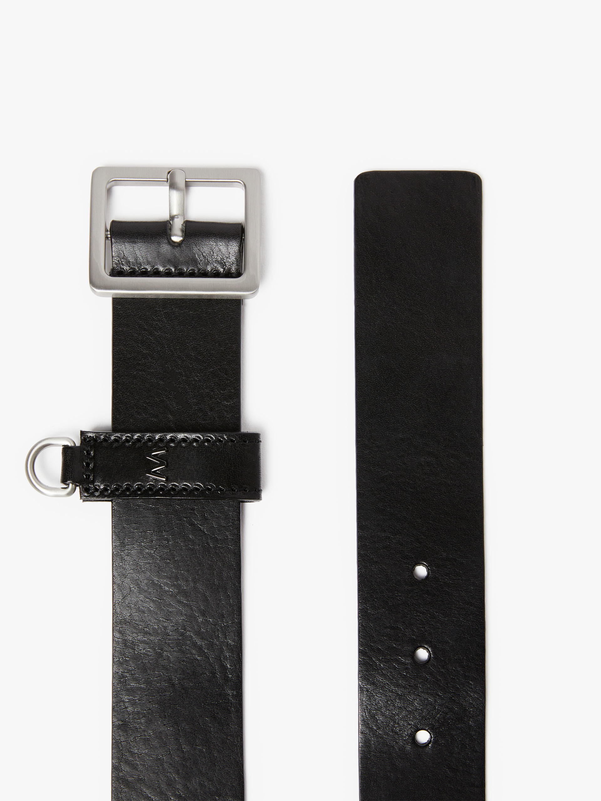 MAX MARA - Leather belt -BLACK - MAX MARA SALE