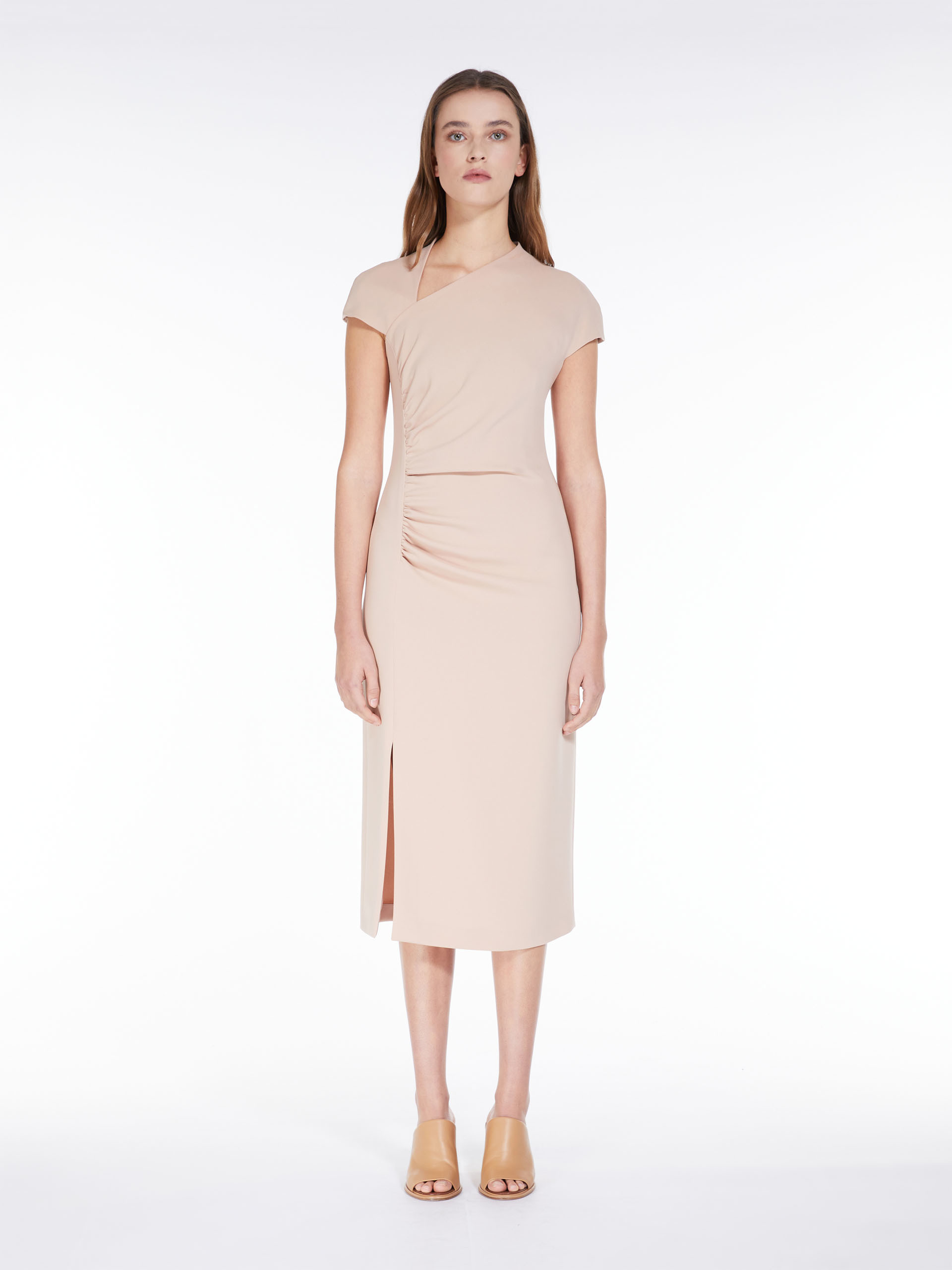 MAX MARA - Long cady dress - MAKE UP NUDE - MAX MARA SALE