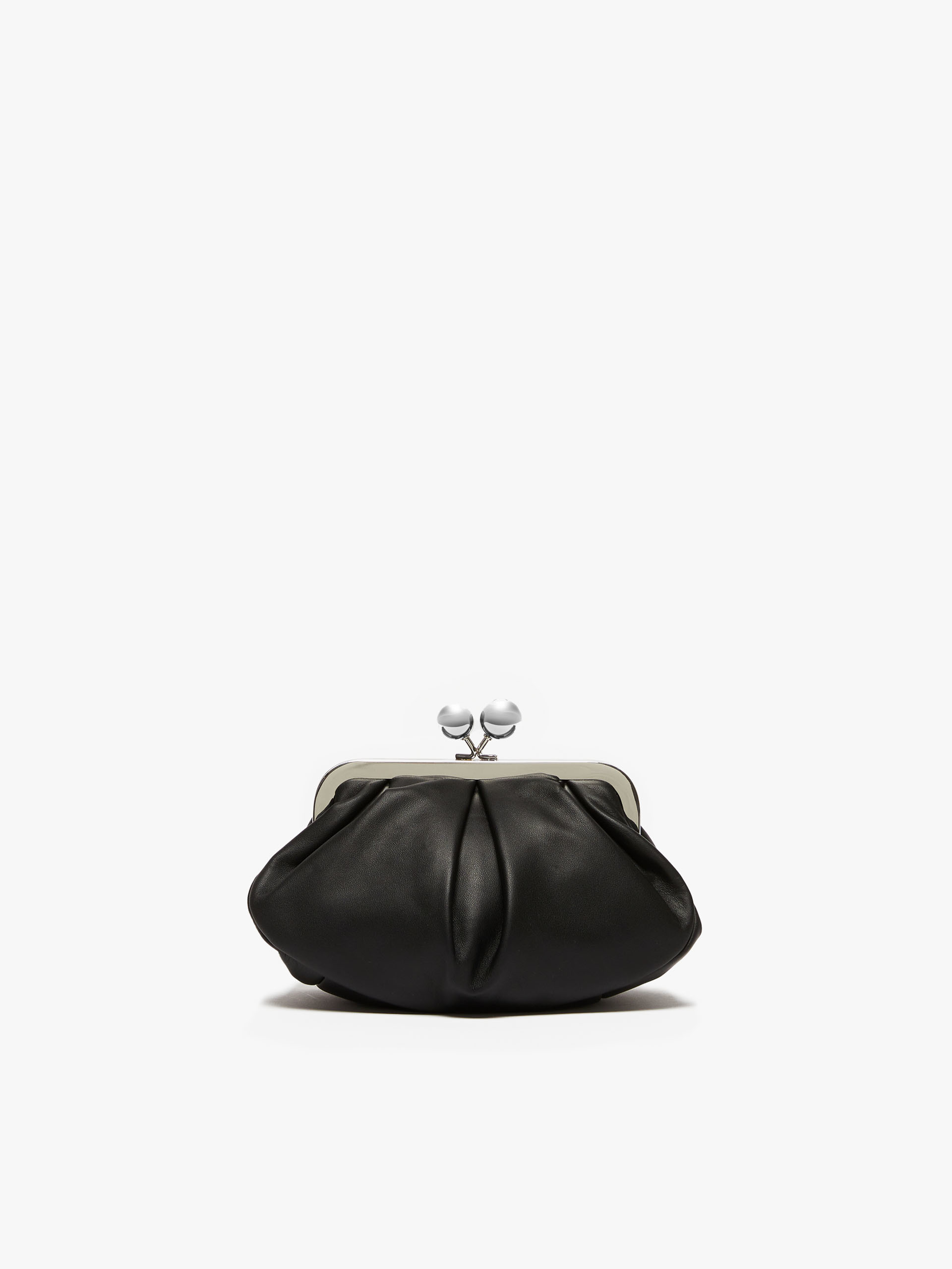 MAX MARA - Small Pasticcino Bag in nappa leather - BLACK - MAX MARA SALE