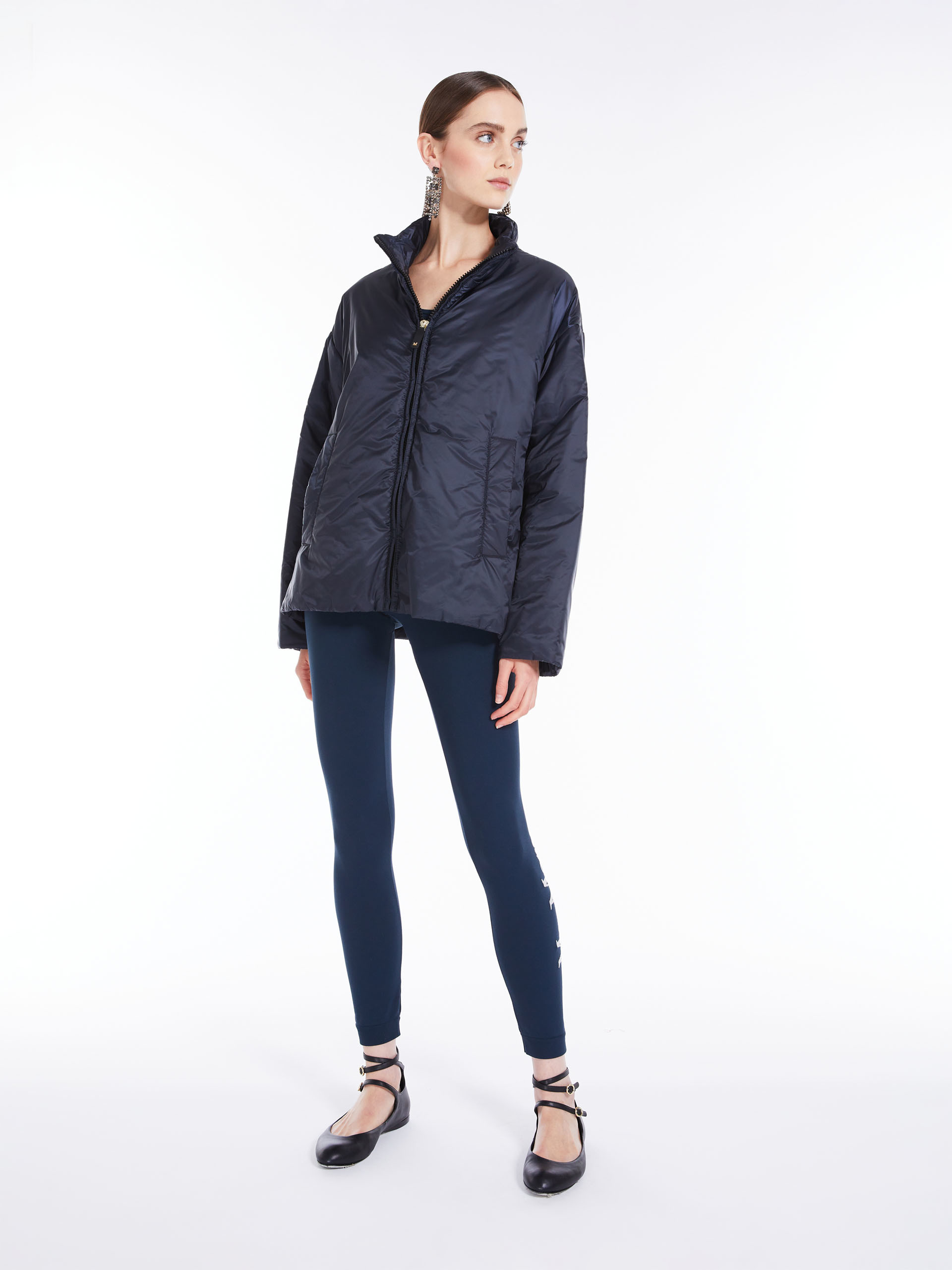 MAX MARA - Water-repellent canvas jacket - MIDNIGHTBLUE - MAX MARA SALE