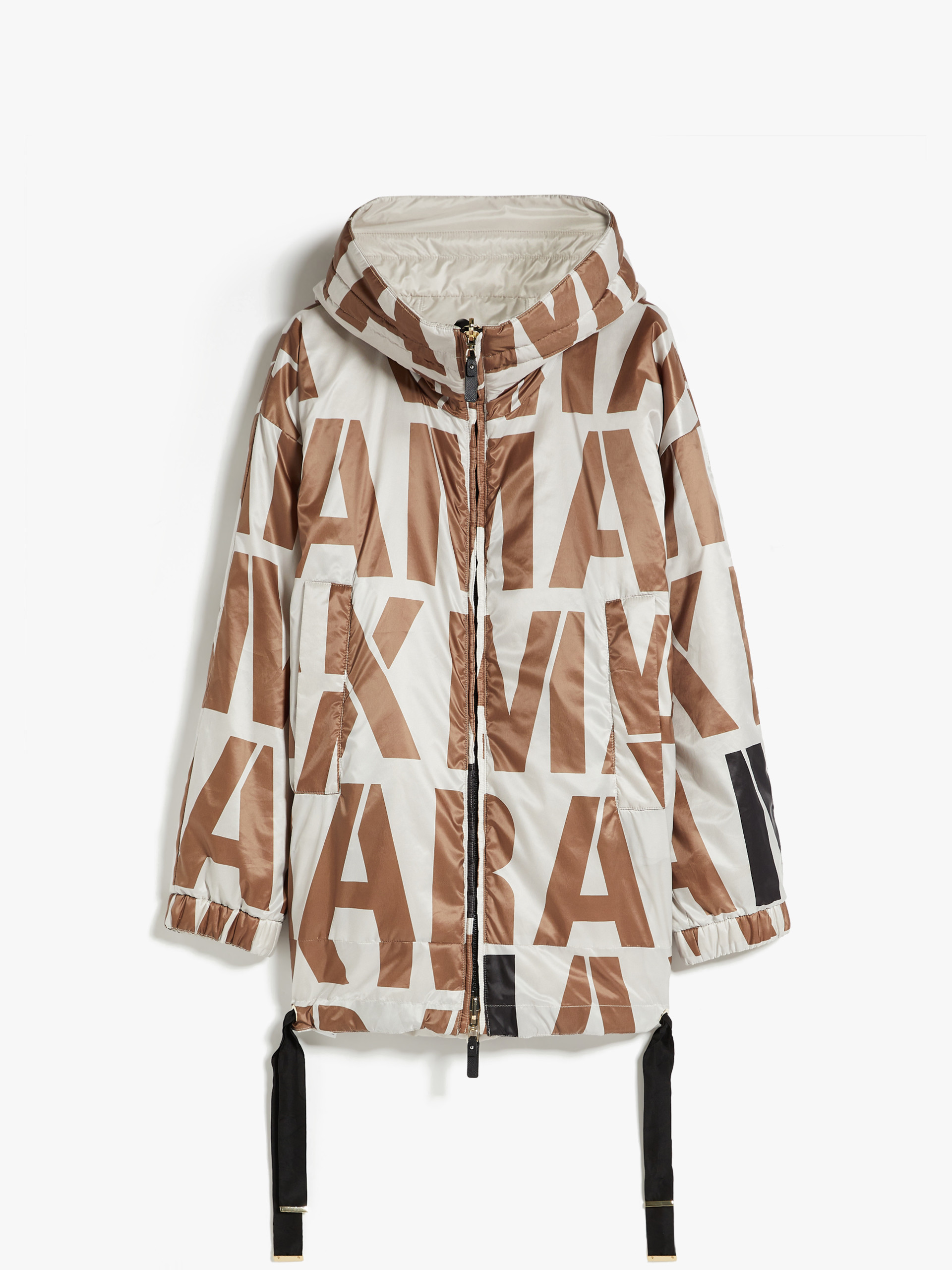MAX MARA - Reversible water-repellent canvas jacket - ICE - MAX MARA SALE