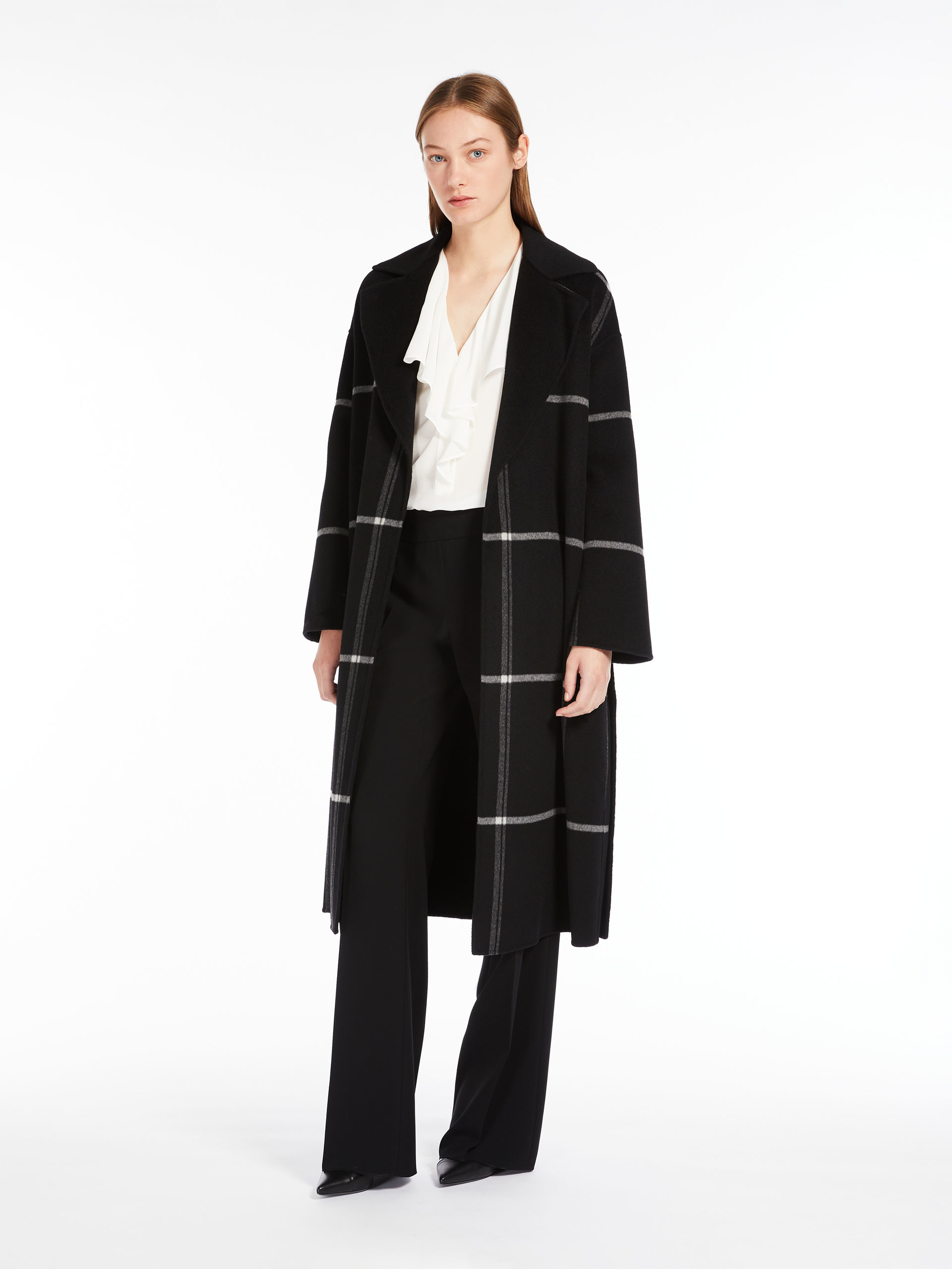 MAX MARA - Crepe de chine ruffle blouse - SILK - MAX MARA SALE