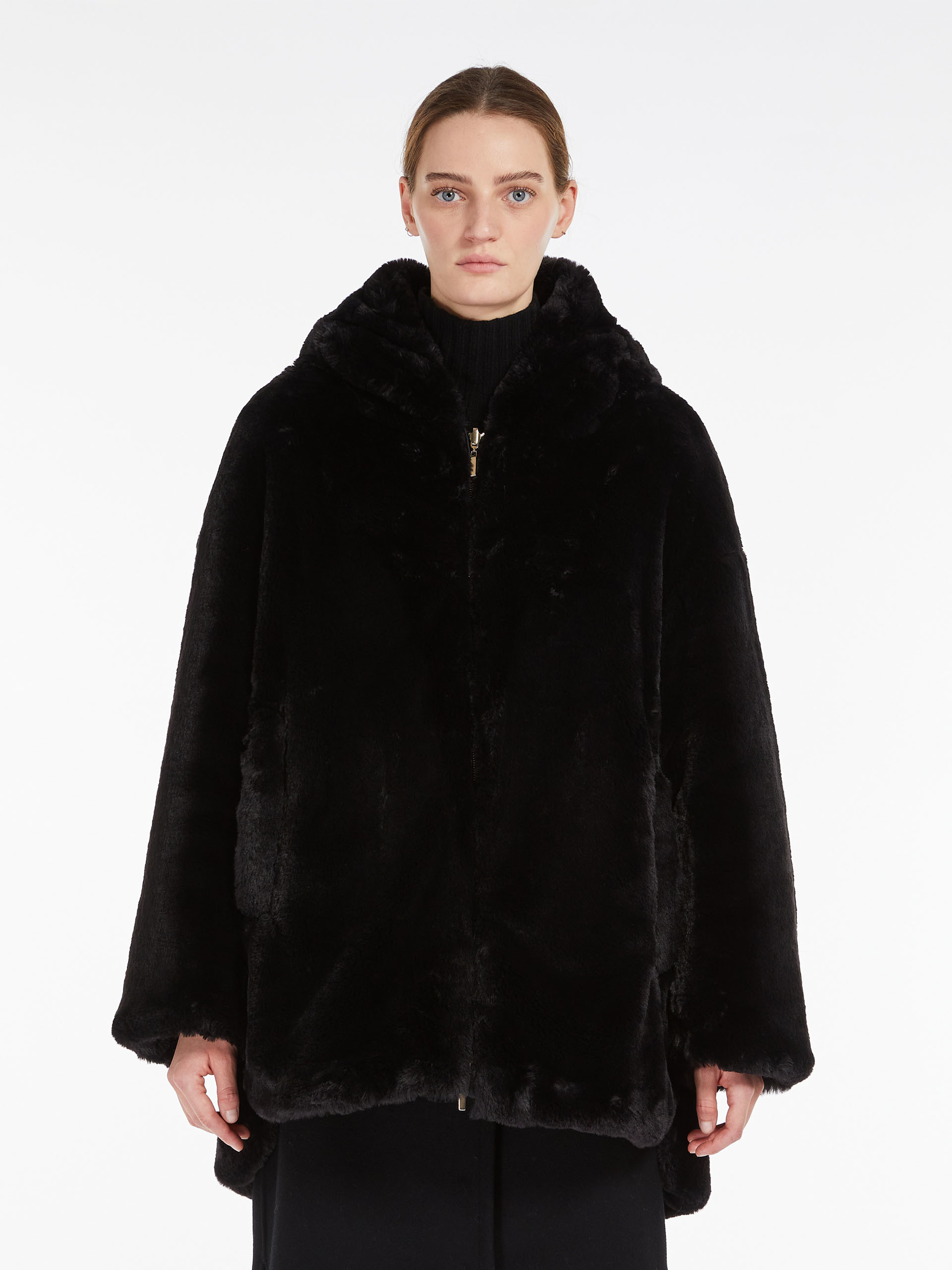 MAX MARA - Reversible water-repellent canvas down jacket - BLACK - MAX MARA SALE