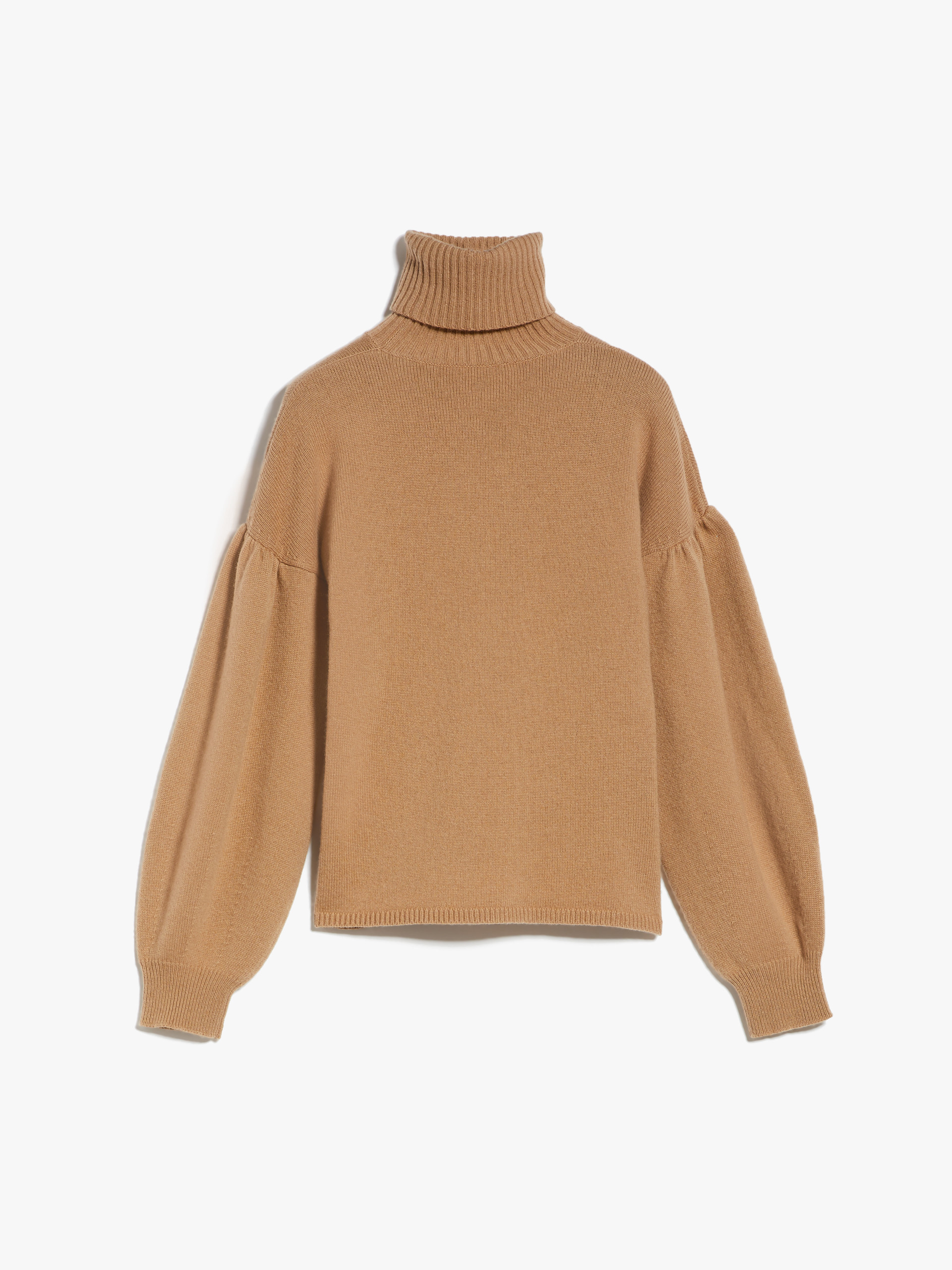MAX MARA - Wide-sleeved wool and cashmere jumper - CAMEL - MAX MARA SALE