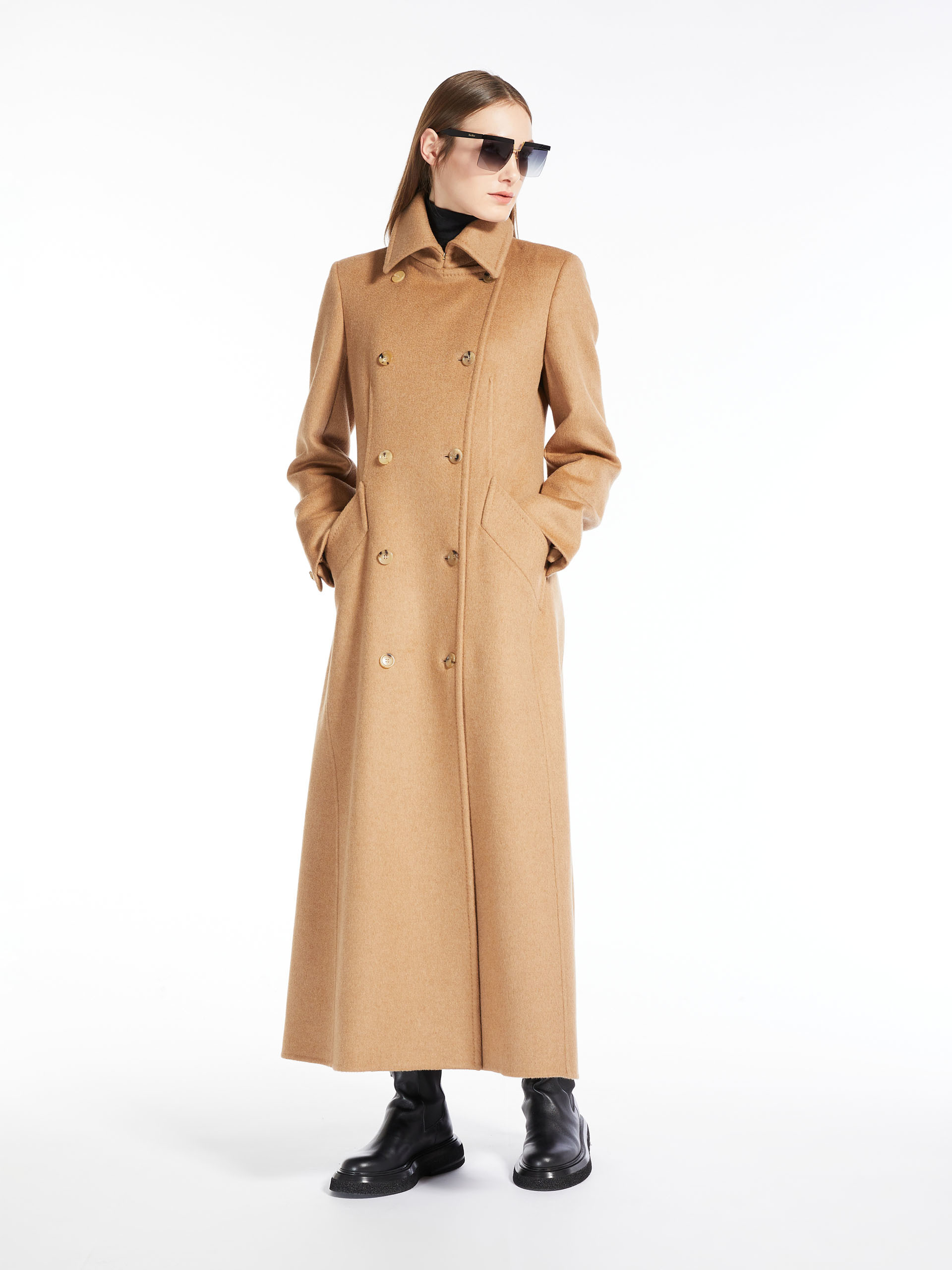 MAX MARA - Camel colour frock coat - CAMEL - MAX MARA SALE