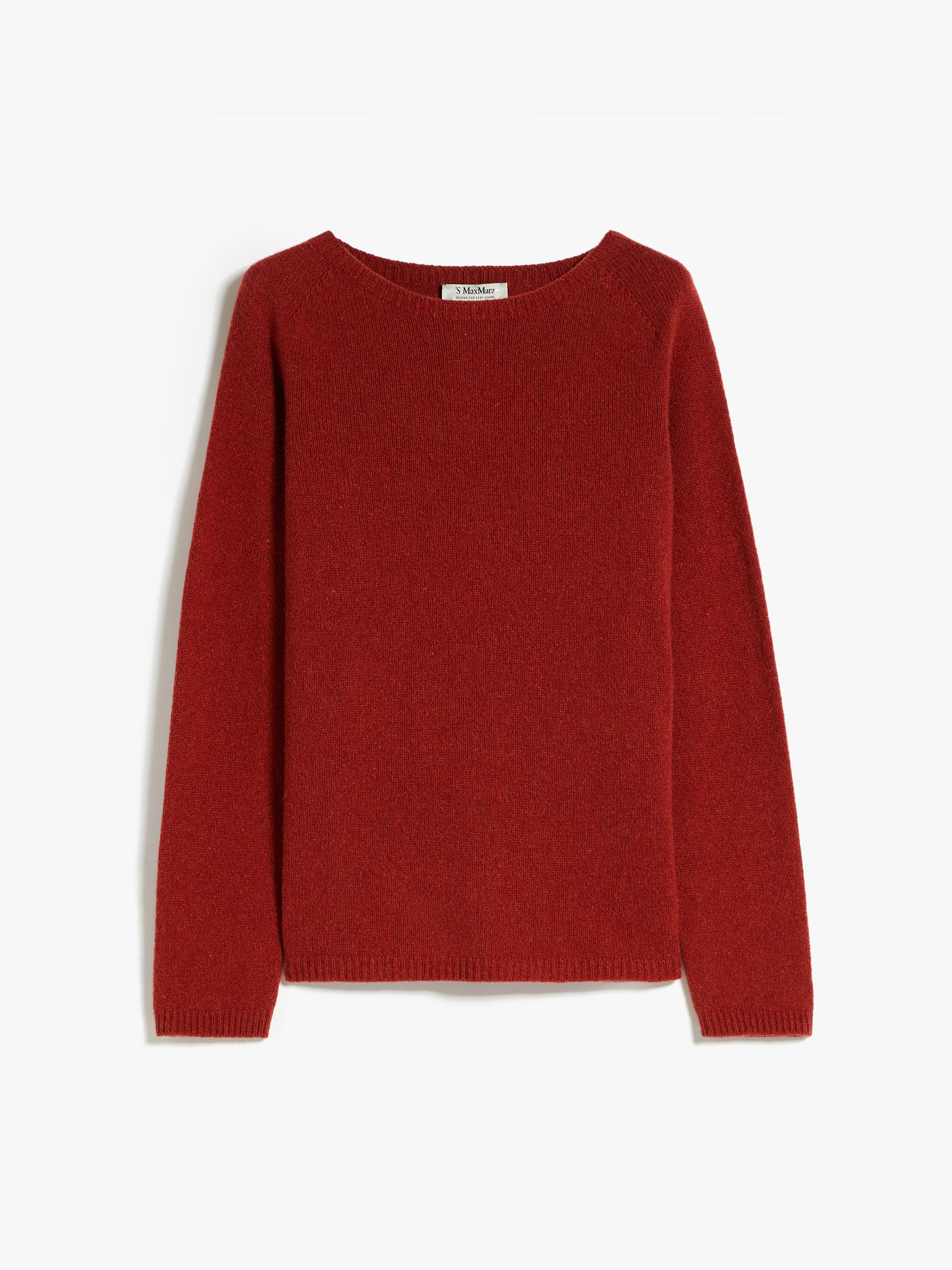 MAX MARA - Wool and cashmere yarn sweater - ORANGE - MAX MARA SALE