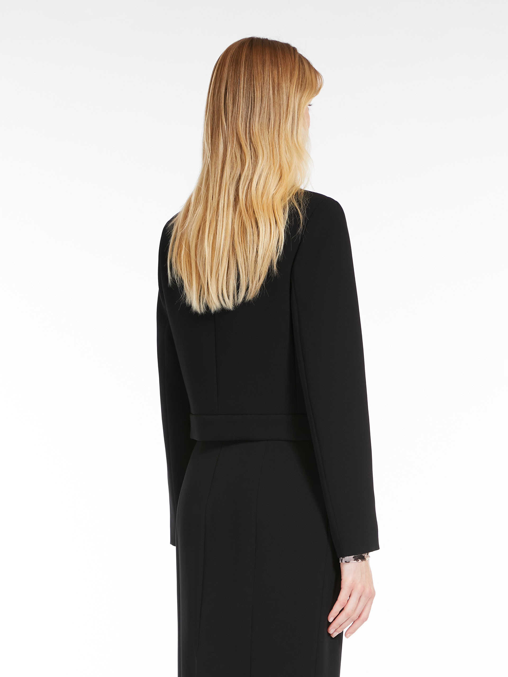 MAX MARA - Cady cropped jacket - BLACK - MAX MARA SALE