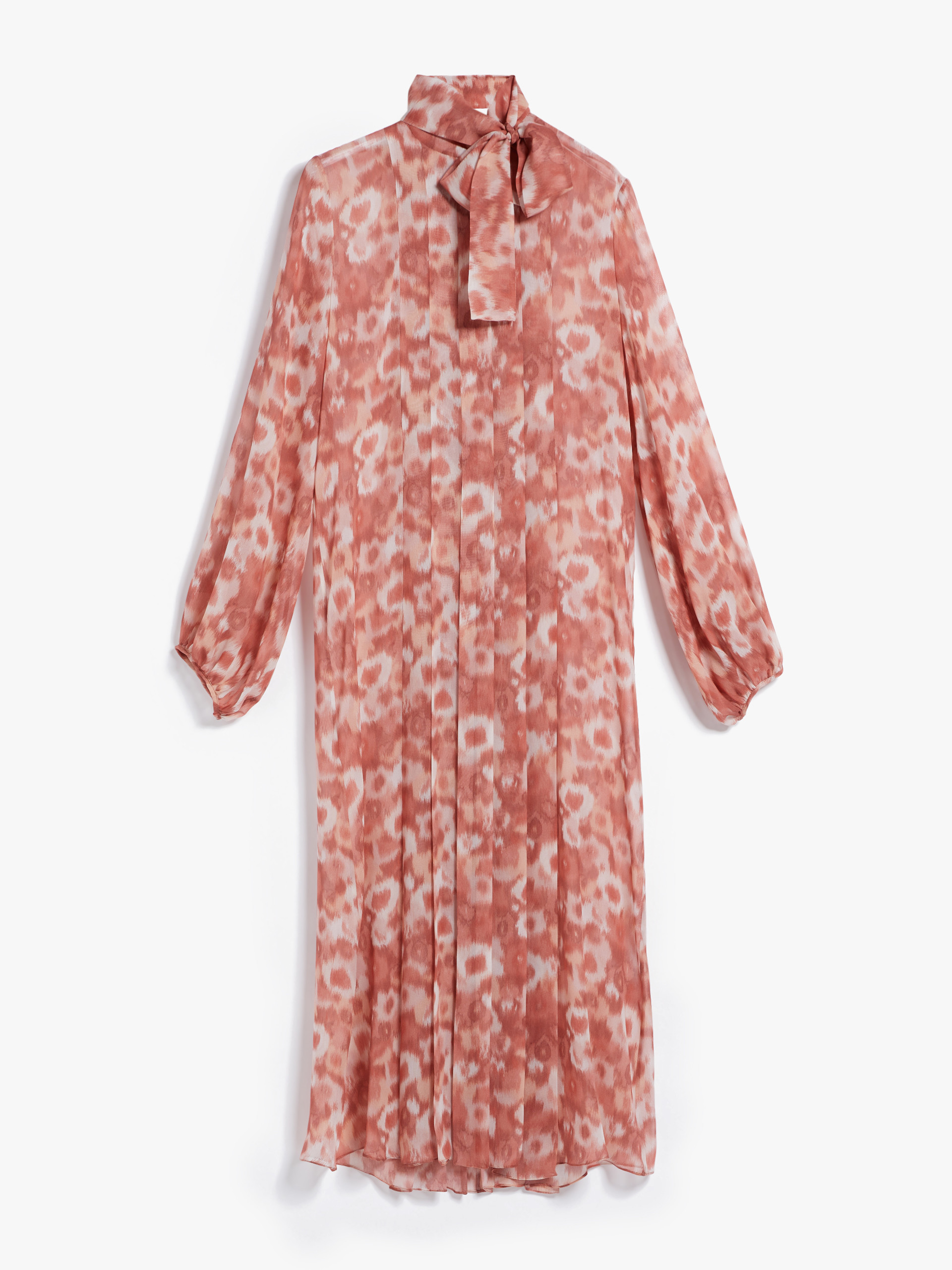 MAX MARA - Printed georgette dress - ANTIQUE ROSE - MAX MARA SALE