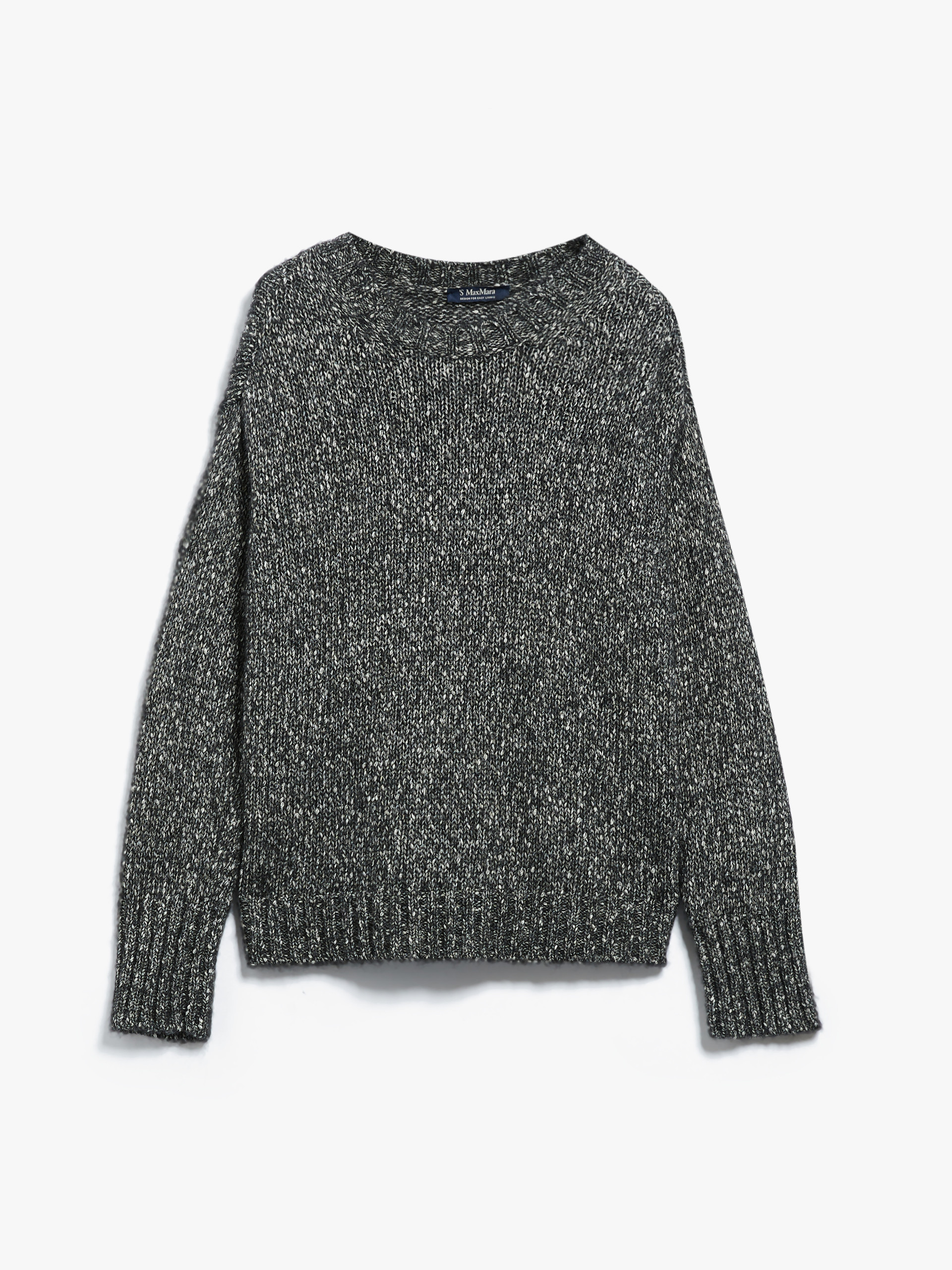 MAX MARA - Cotton and alpaca sweater - BLACK - MAX MARA SALE