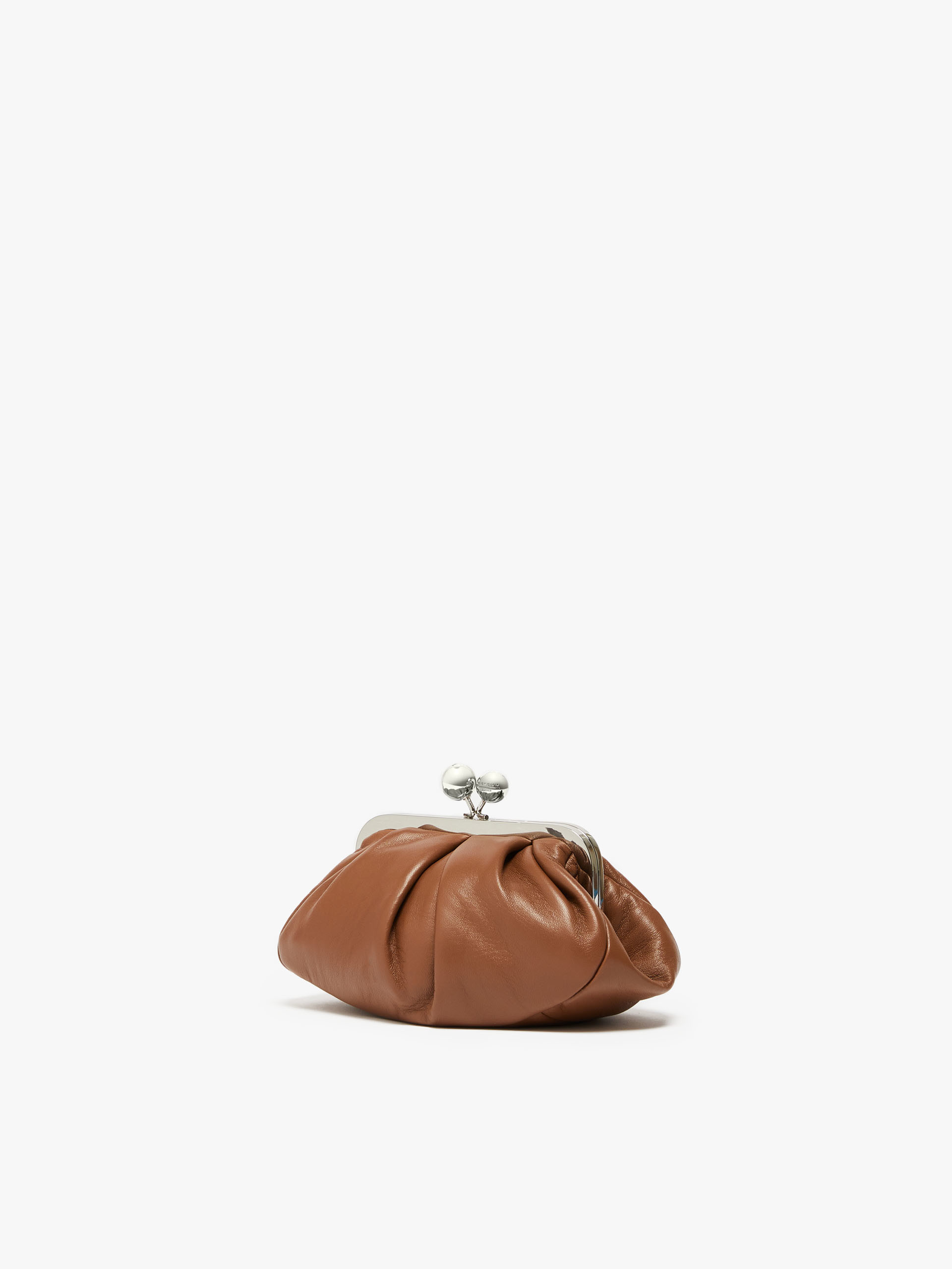 MAX MARA - Small Pasticcino Bag in nappa leather - TOBACCO - MAX MARA SALE