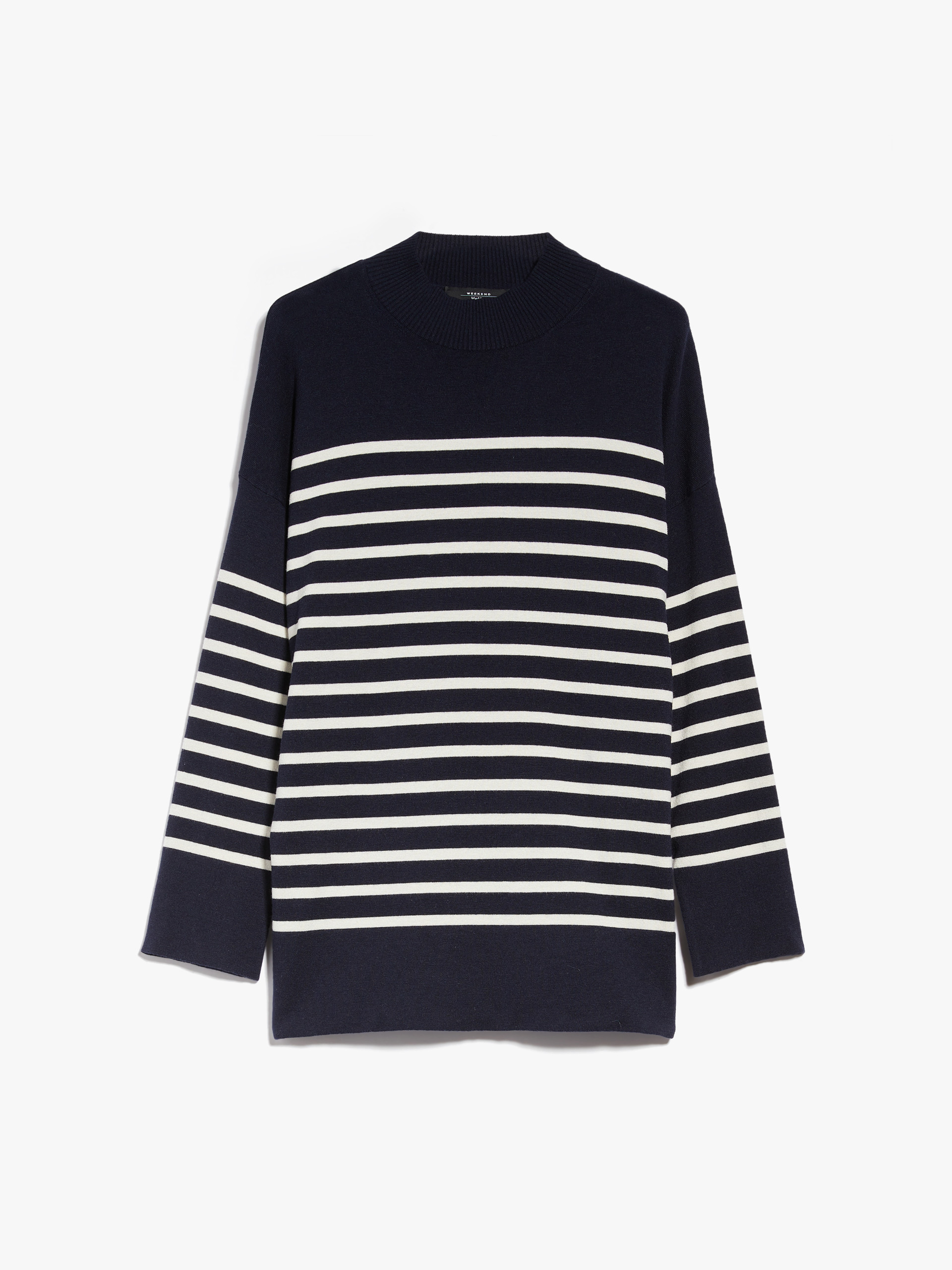 MAX MARA - Silk and wool yarn sweater - ULTRAMARINE - MAX MARA SALE