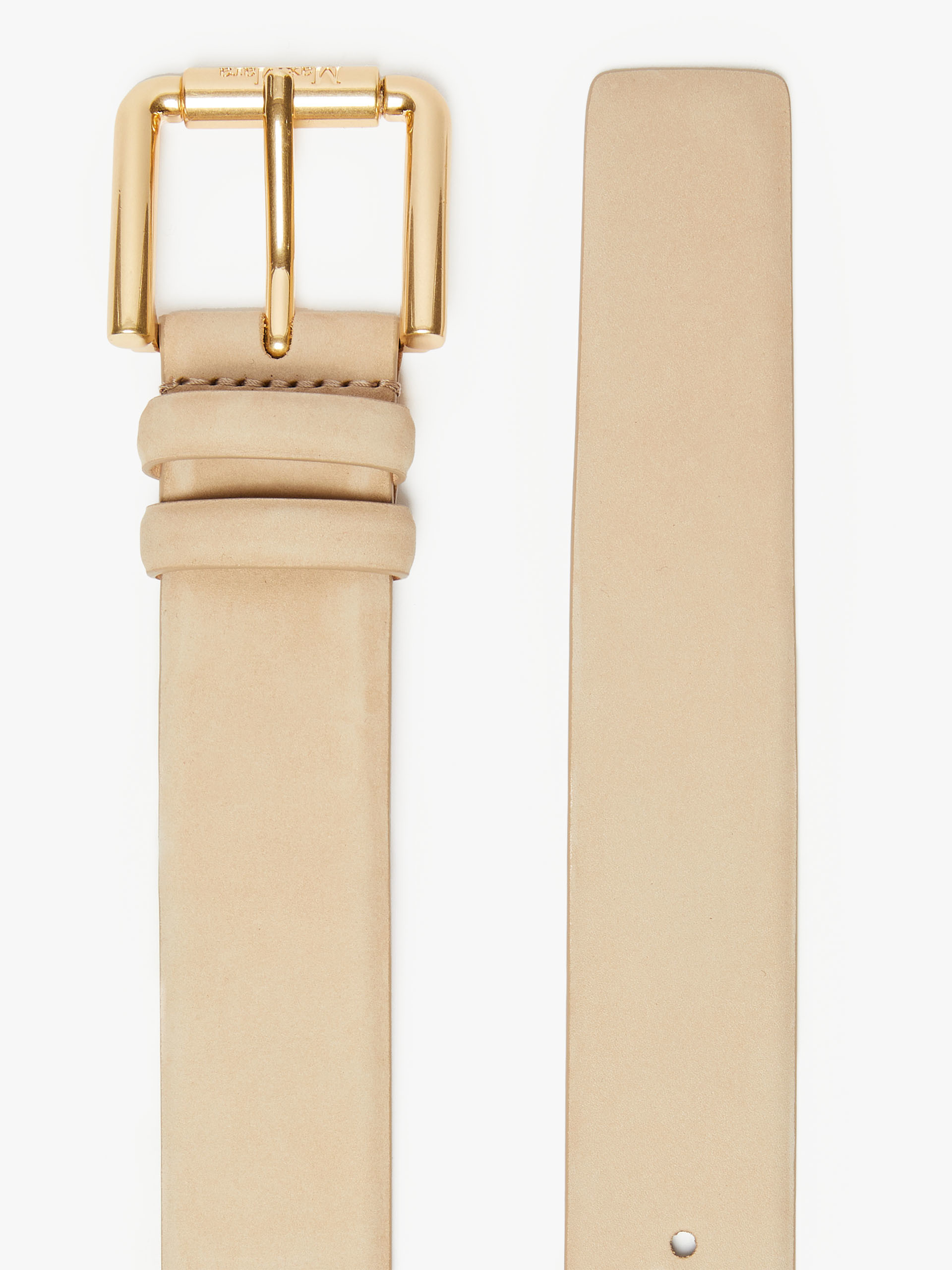MAX MARA - Nubuck belt - SAND - MAX MARA SALE