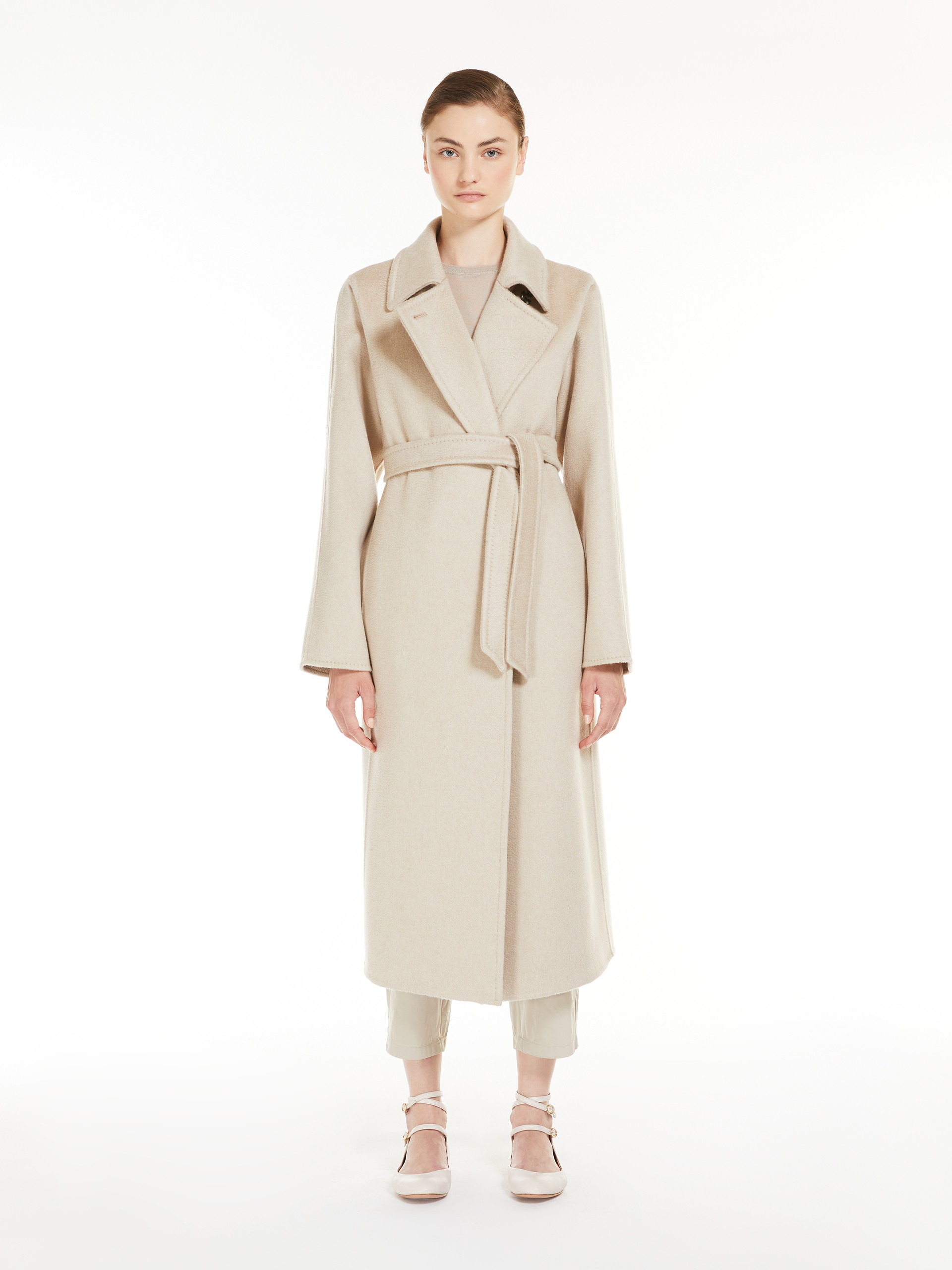 MAX MARA - Manuela Icon Coat in cachemire - SAND - MAX MARA SALE