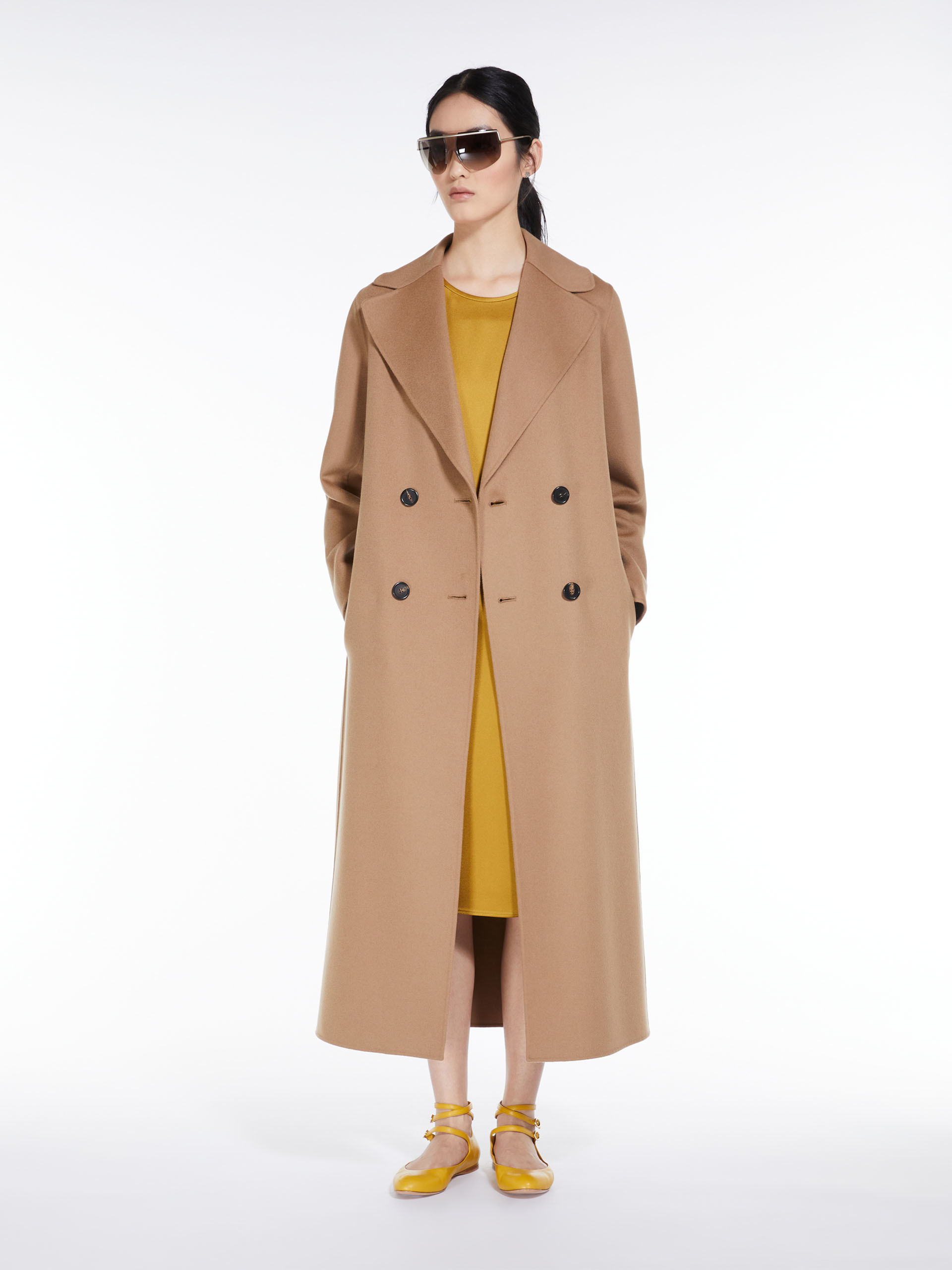 MAX MARA - Double-breasted wool coat - CAMEL - MAX MARA SALE