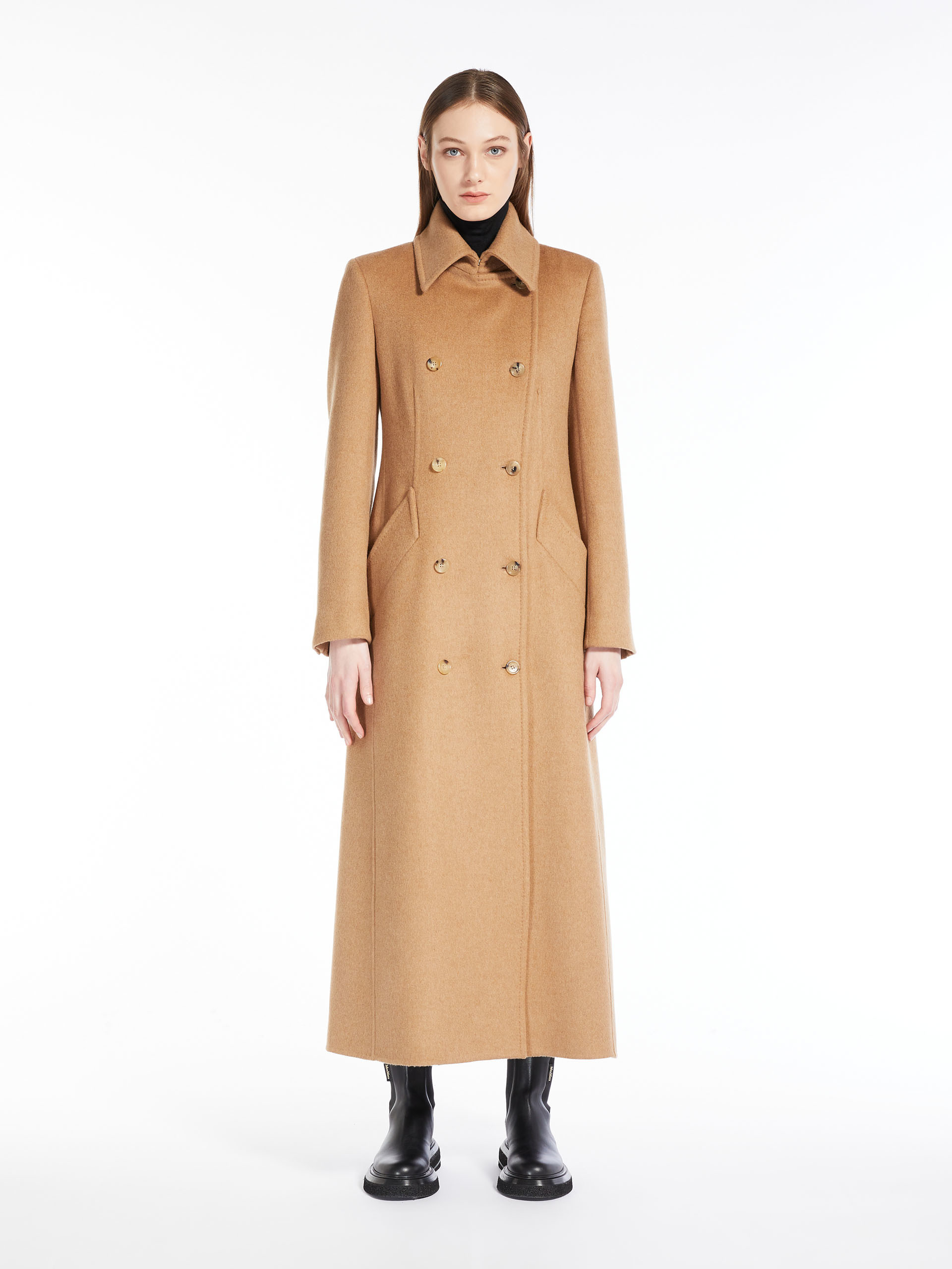 MAX MARA - Camel colour frock coat - CAMEL - MAX MARA SALE