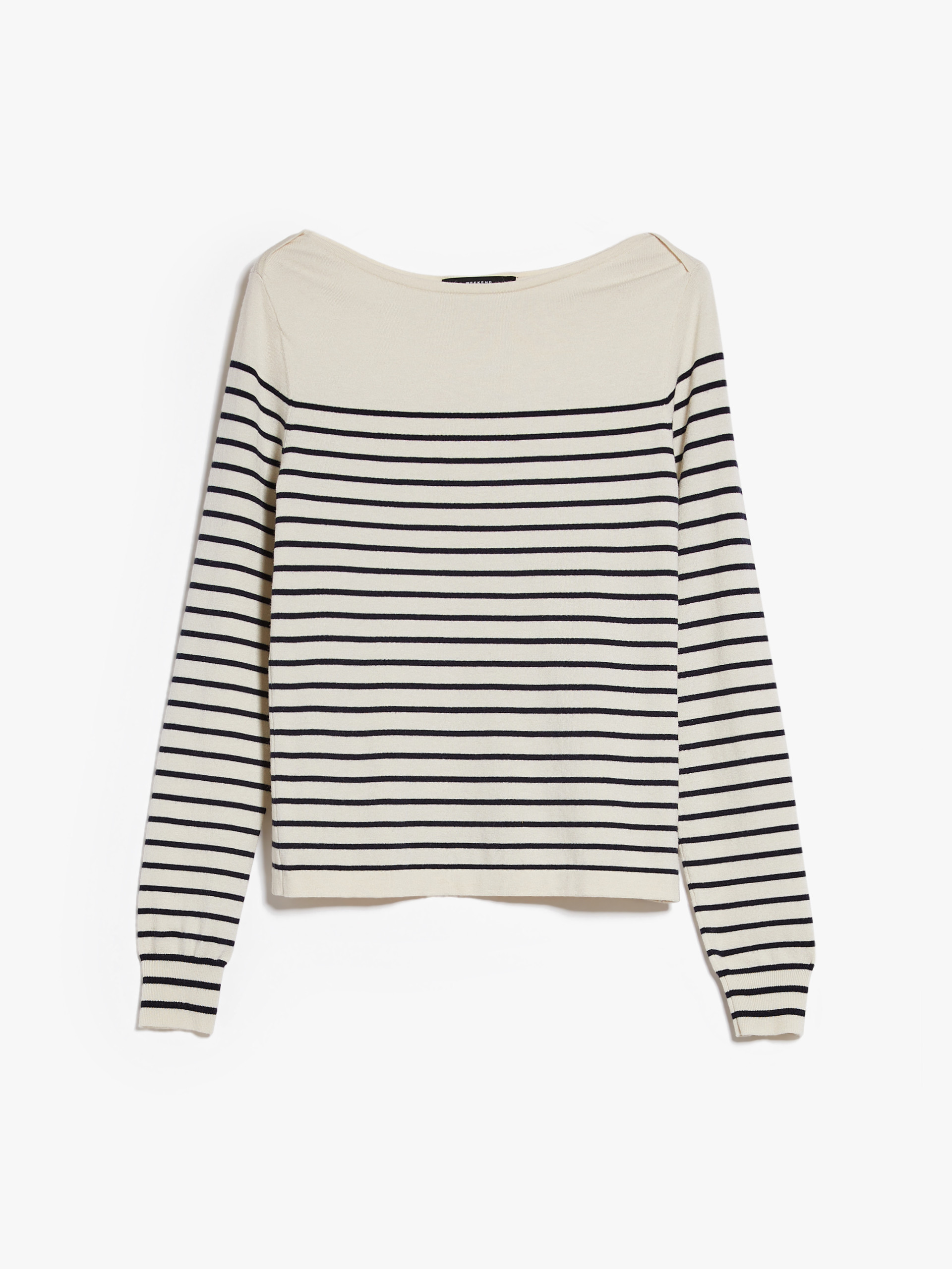 MAX MARA - Silk and wool yarn sweater - IVORY - MAX MARA SALE