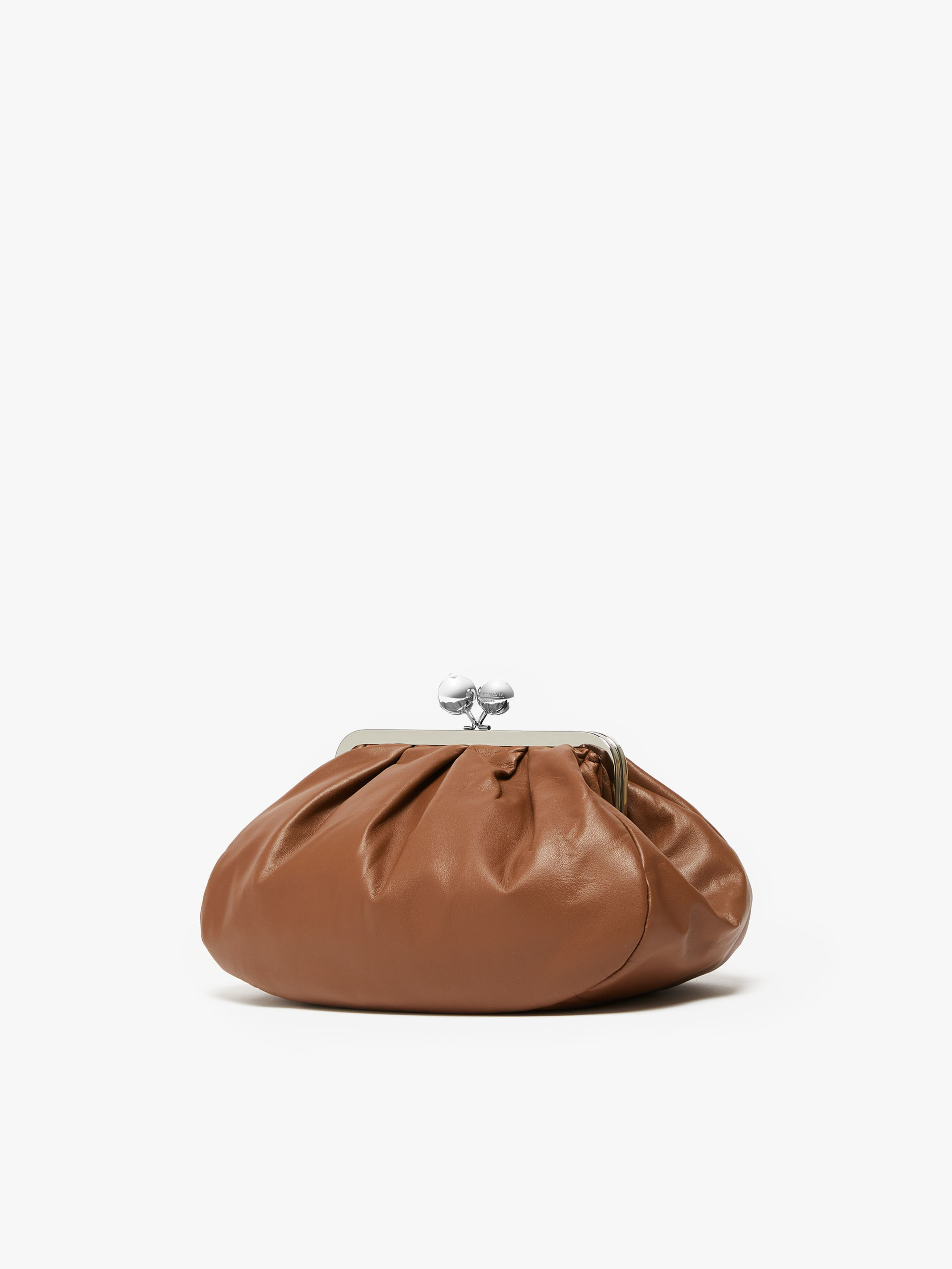 MAX MARA - Medium Pasticcino Bag in nappa leather - TOBACCO - MAX MARA SALE