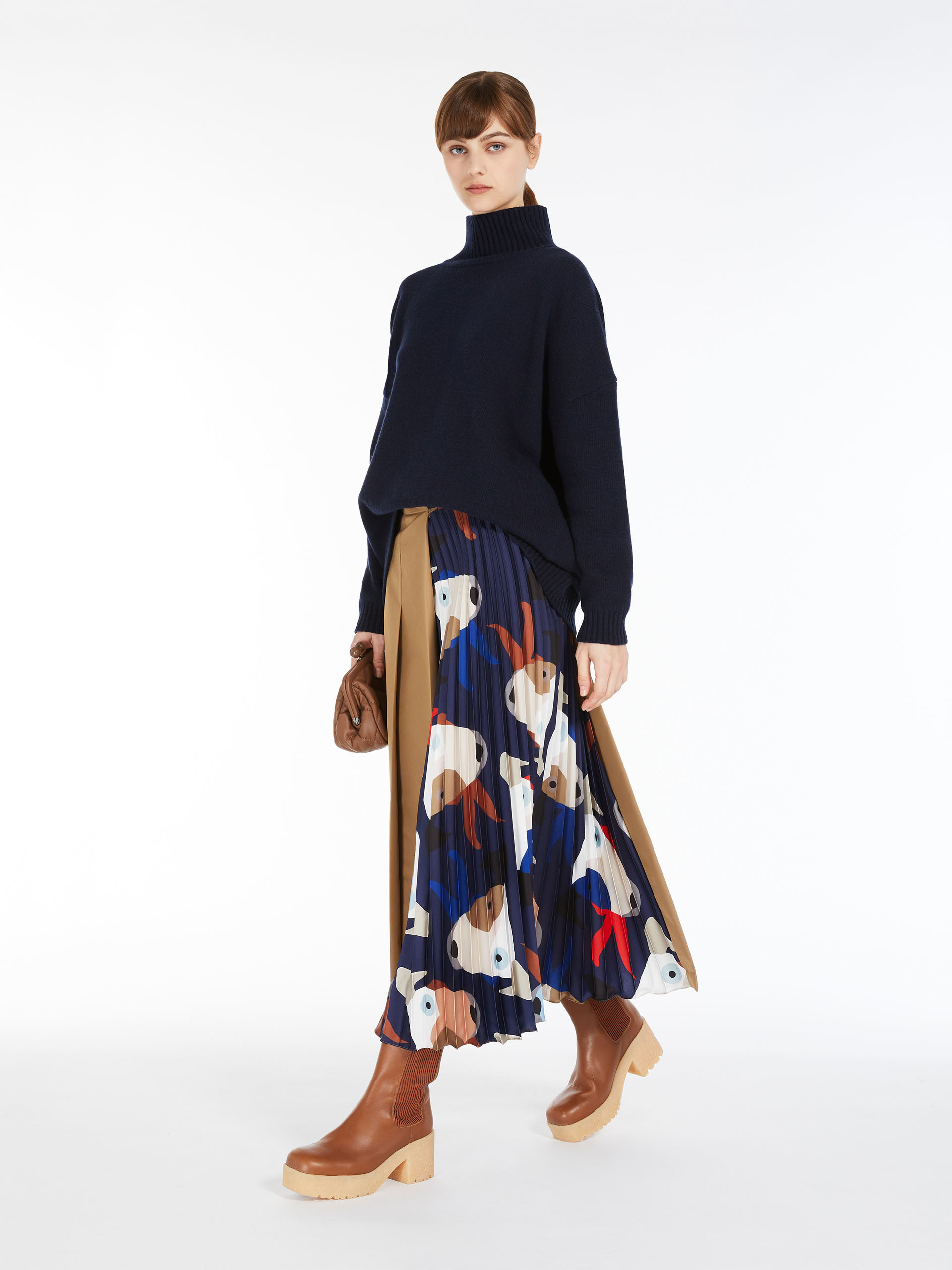 MAX MARA - Wool yarn sweater - NAVY - MAX MARA SALE