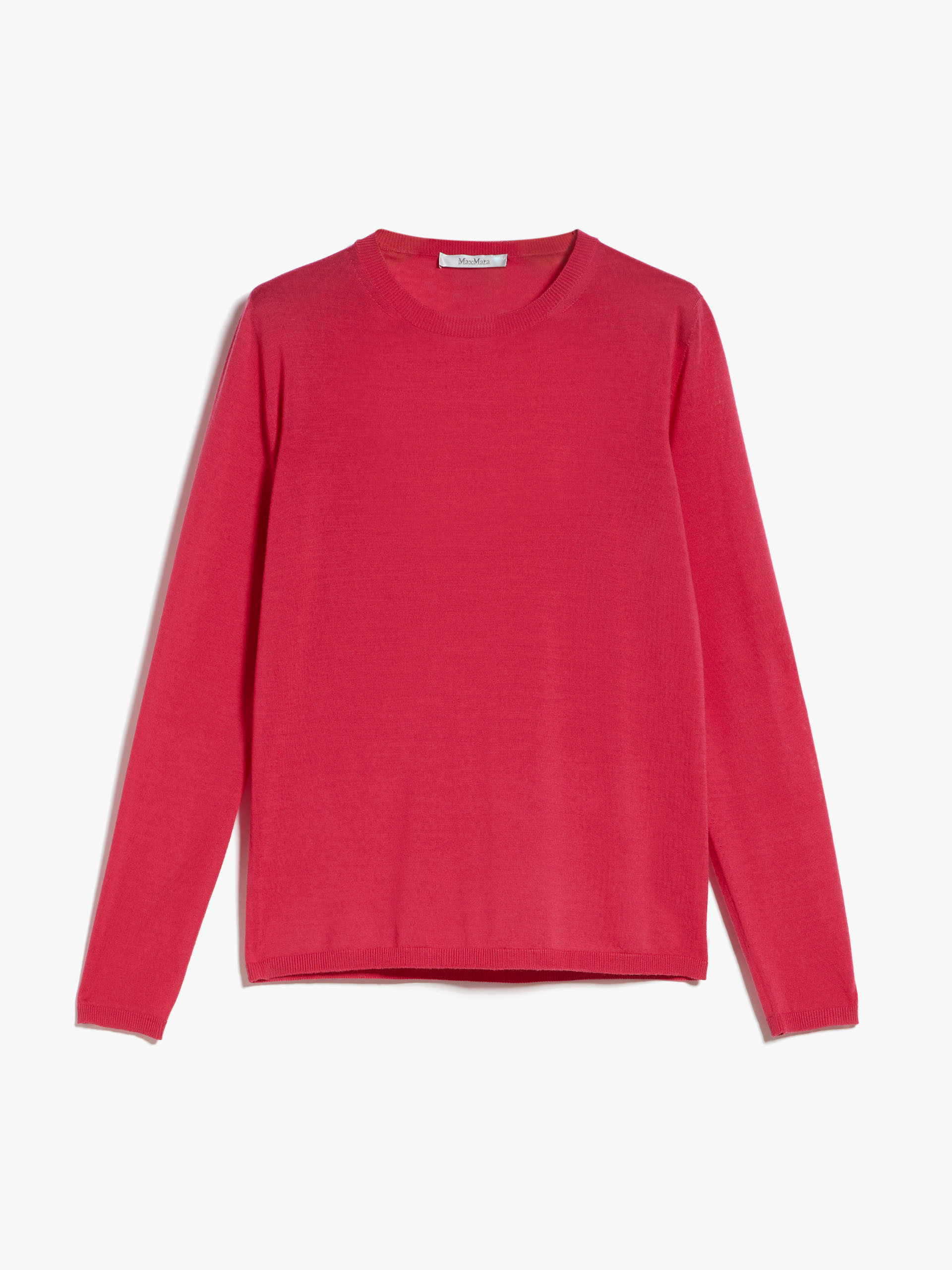 MAX MARA -  Lightweight wool jumper - RASPBERRY - MAX MARA SALE