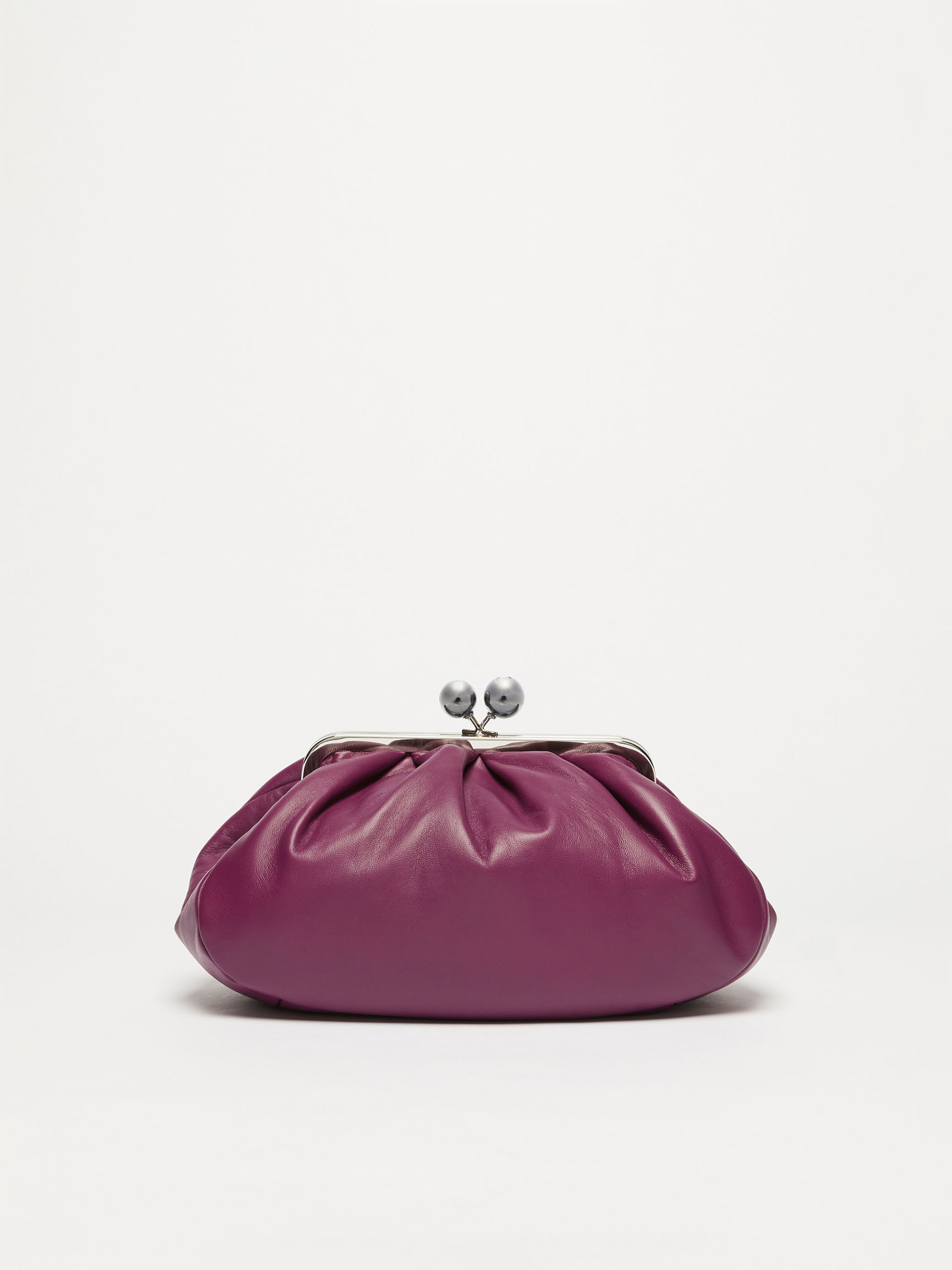MAX MARA - Medium Pasticcino Bag in nappa leather - PURPLE - MAX MARA SALE