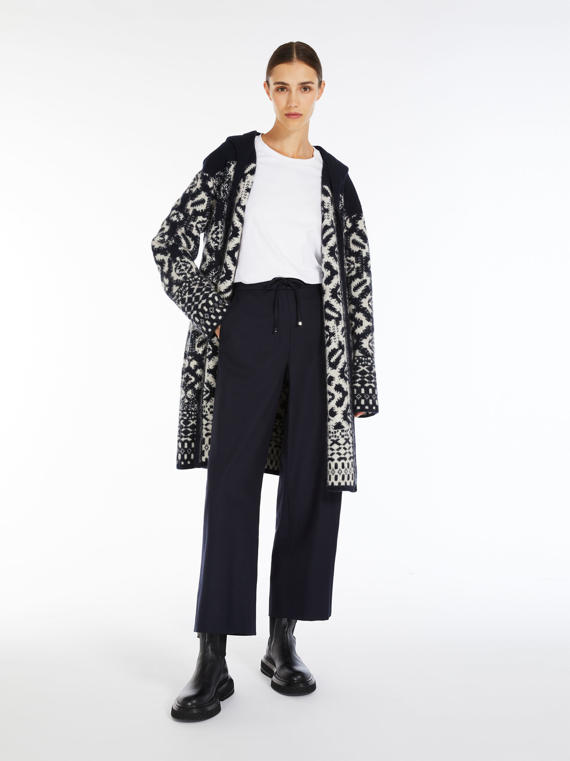 MAX MARA - Wool, mohair and cashmere cardigan - ULTRAMARINE - MAX MARA SALE