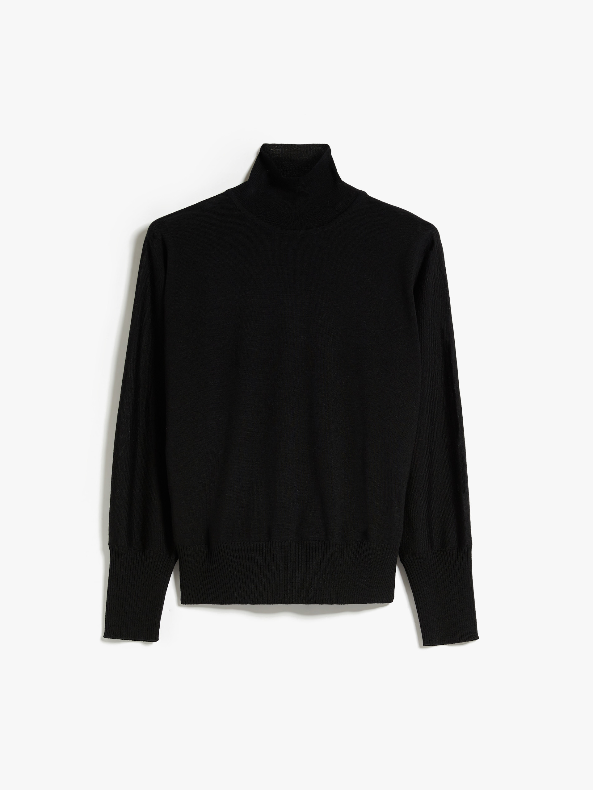 MAX MARA - Lightweight wool turtleneck - BLACK - MAX MARA SALE