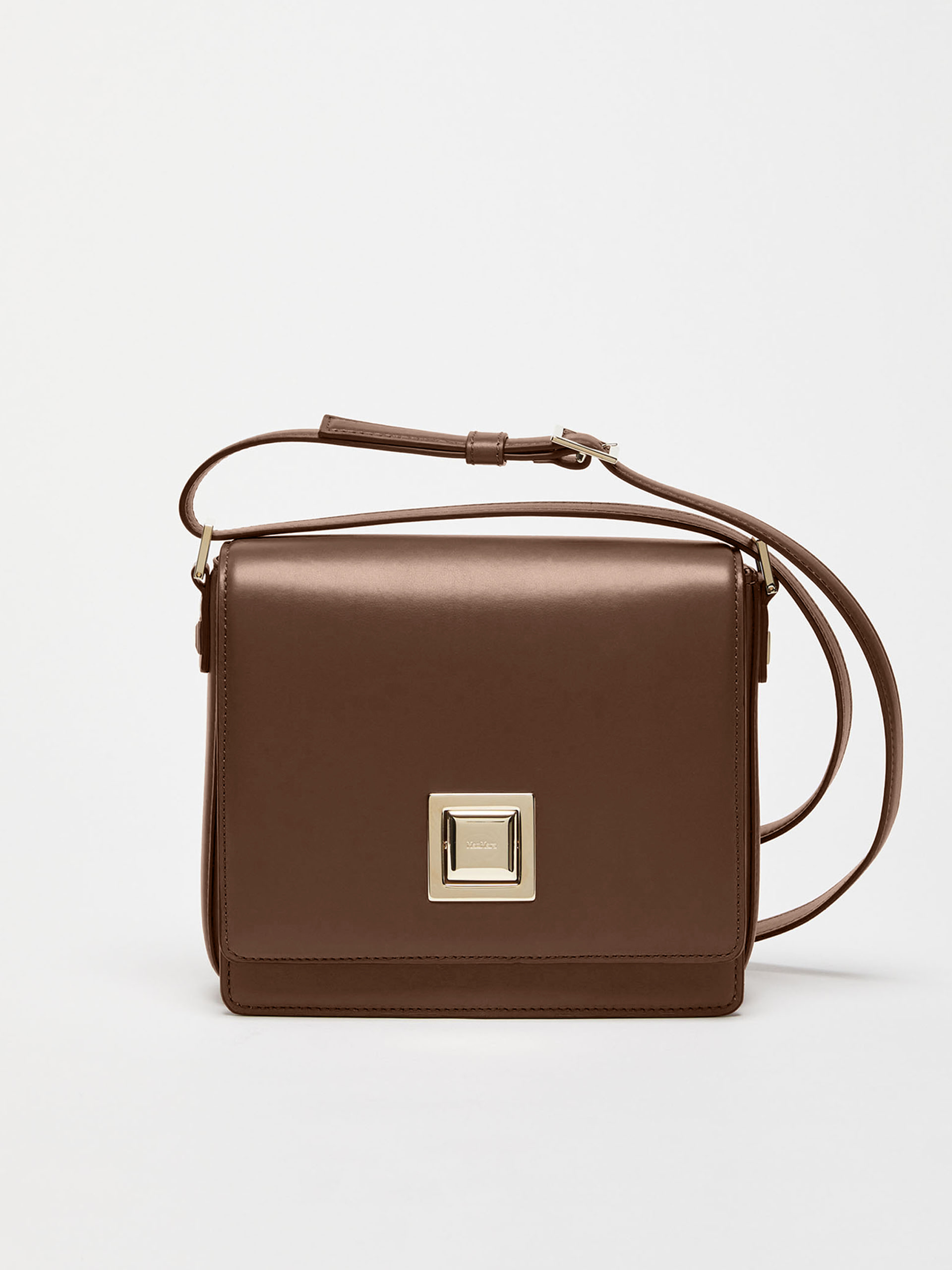 MAX MARA - Medium leather MM Bag - COFFEE - MAX MARA SALE