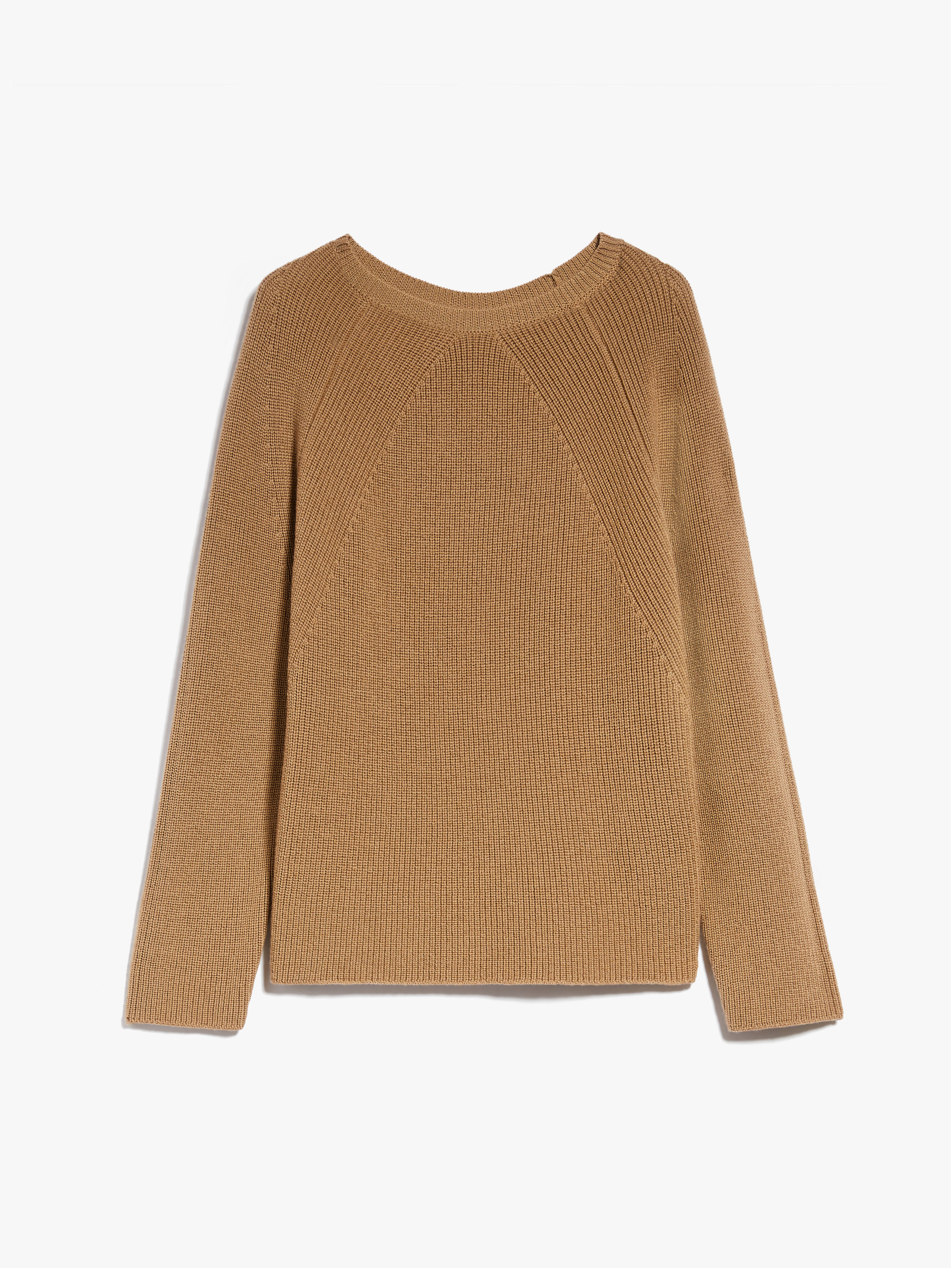 MAX MARA - Wool knit jumper - CAMEL - MAX MARA SALE