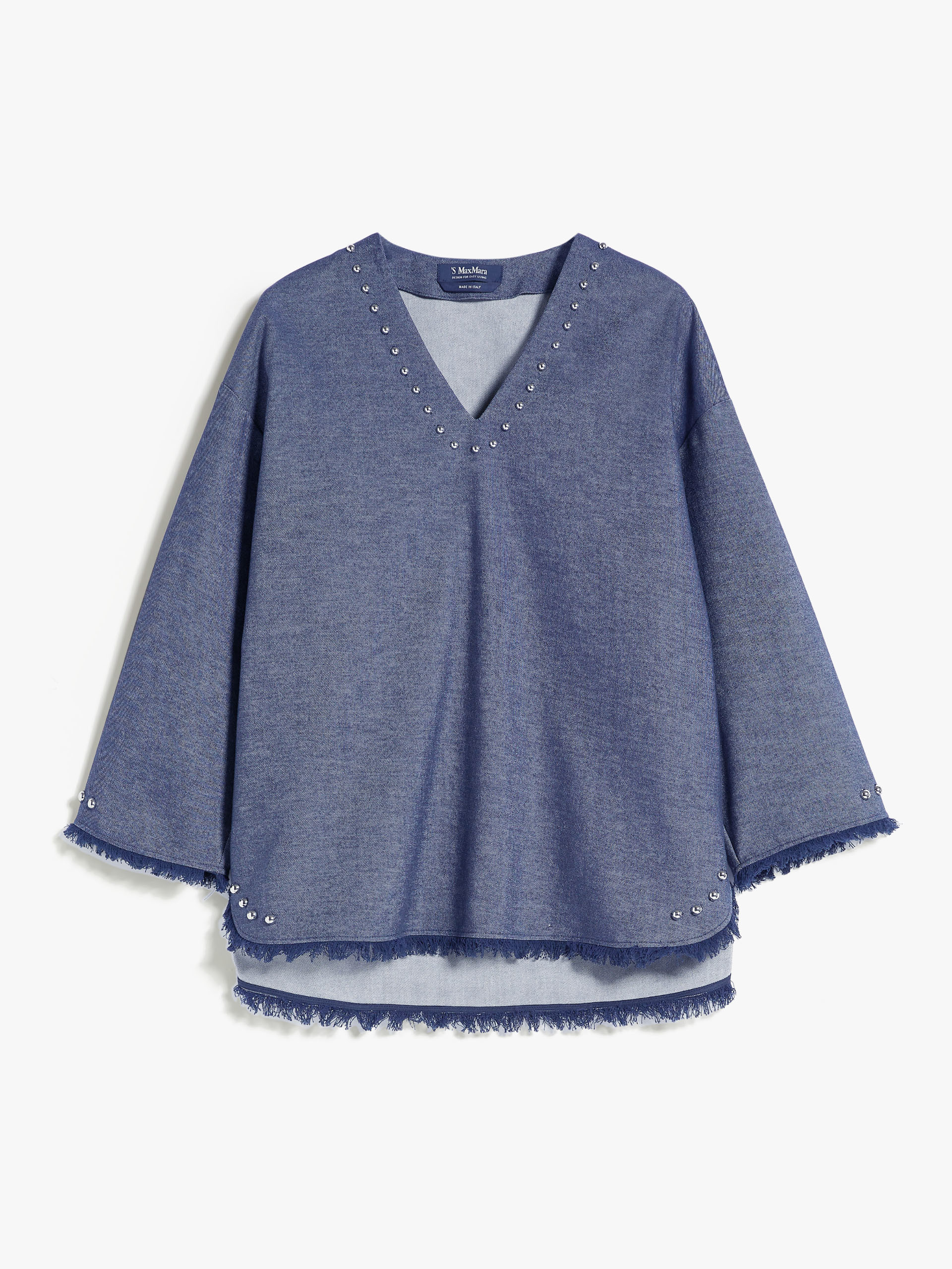 MAX MARA - Denim-look cotton tunic - MIDNIGHTBLUE - MAX MARA SALE
