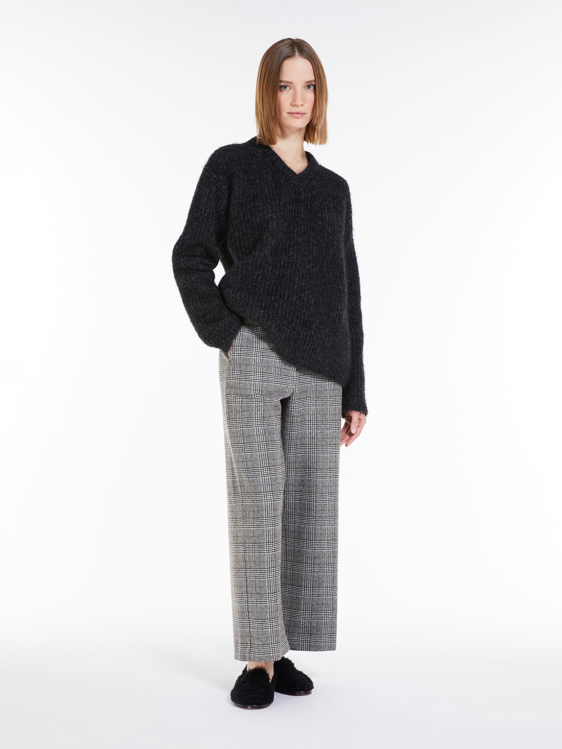 MAX MARA - Rib-knit mohair sweater - BLACK - MAX MARA SALE
