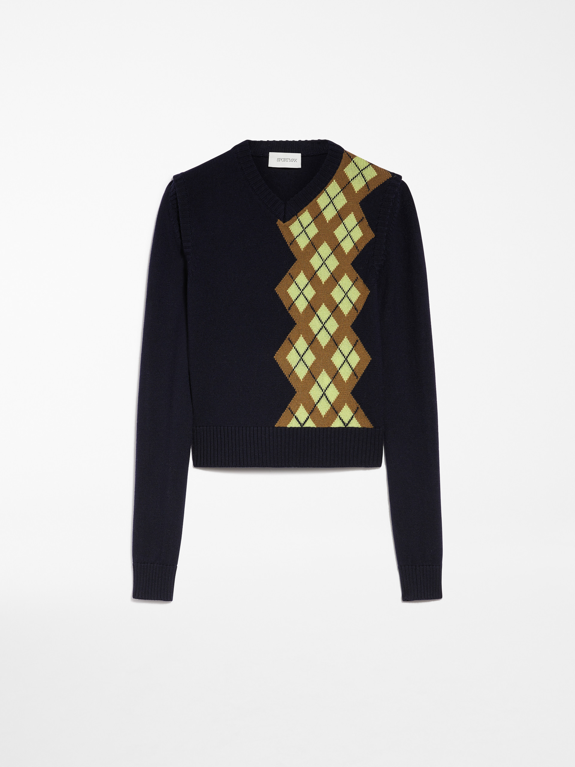 MAX MARA - Fitted jumper with detachable sleeves - ULTRAMARINE - MAX MARA SALE