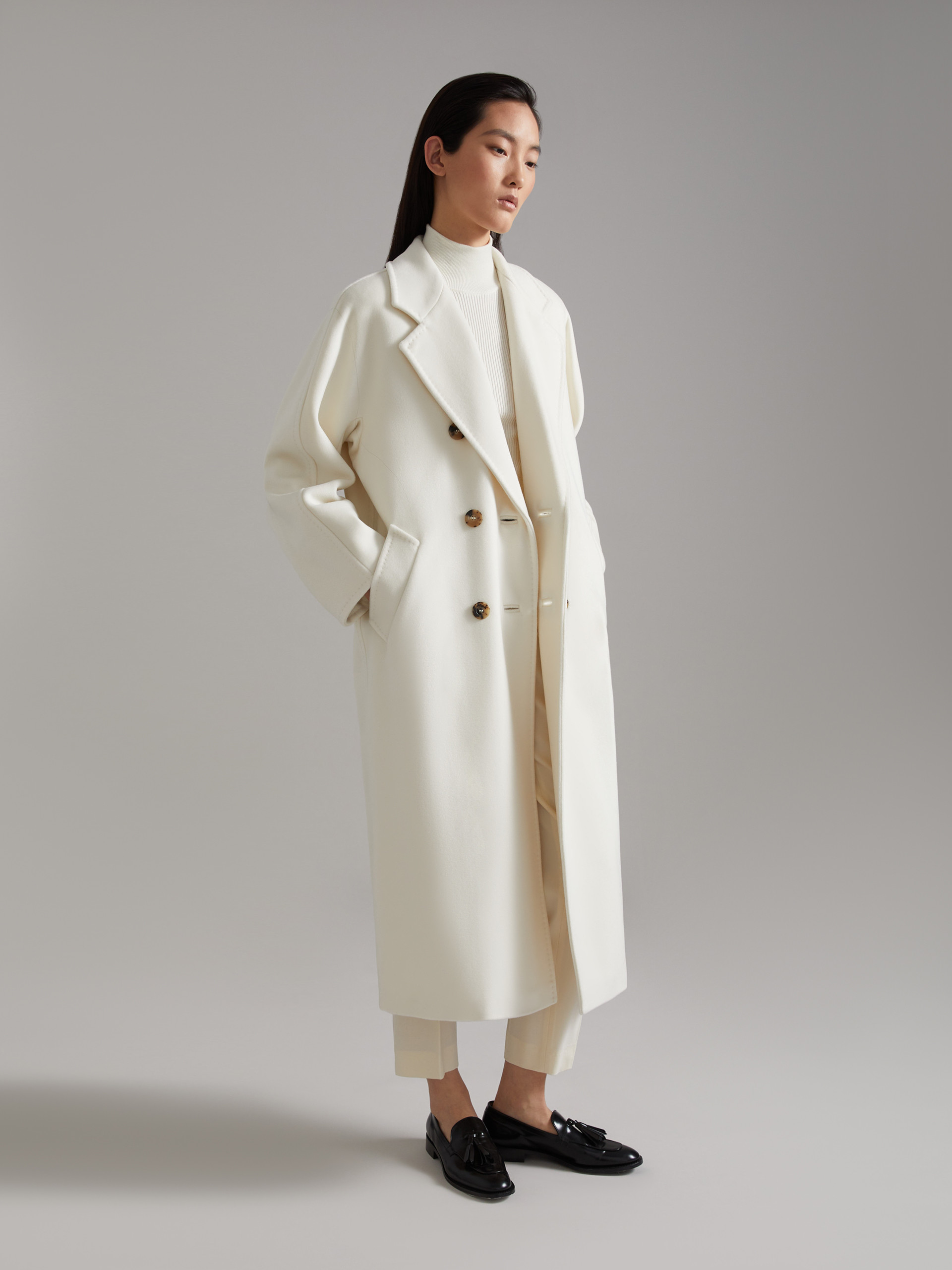 MAX MARA 101801 Icon Coat - WHITE - MAX MARA SALE