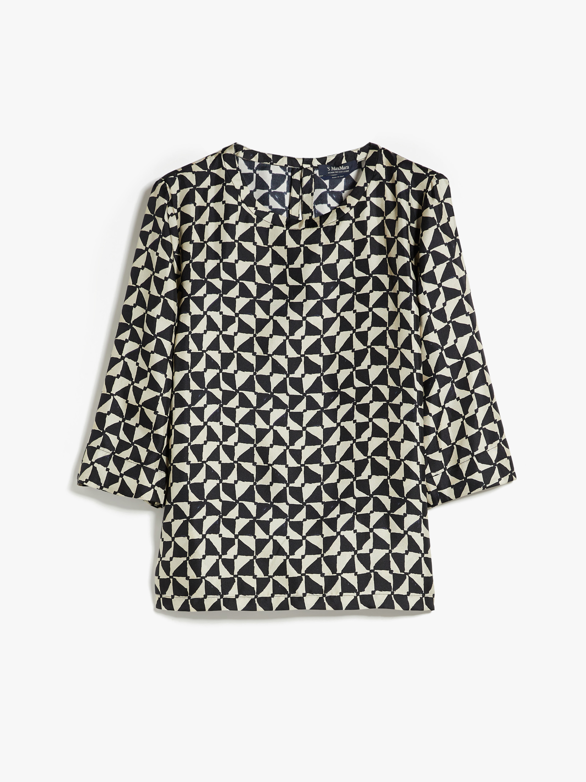 MAX MARA - Printed silk blouse - ECRU - MAX MARA SALE