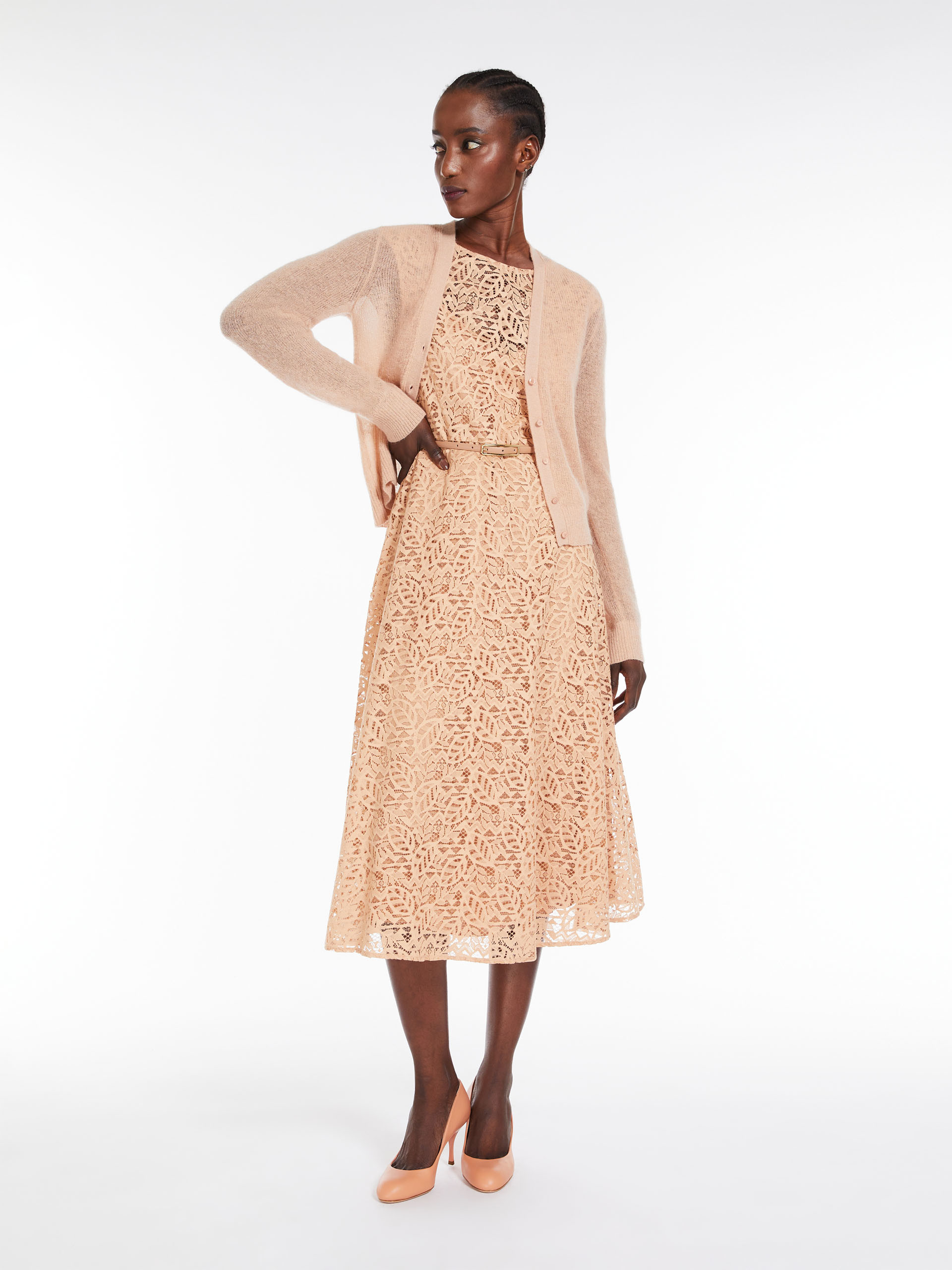 MAX MARA - Mohair gauze cardigan - NUDO - MAX MARA SALE