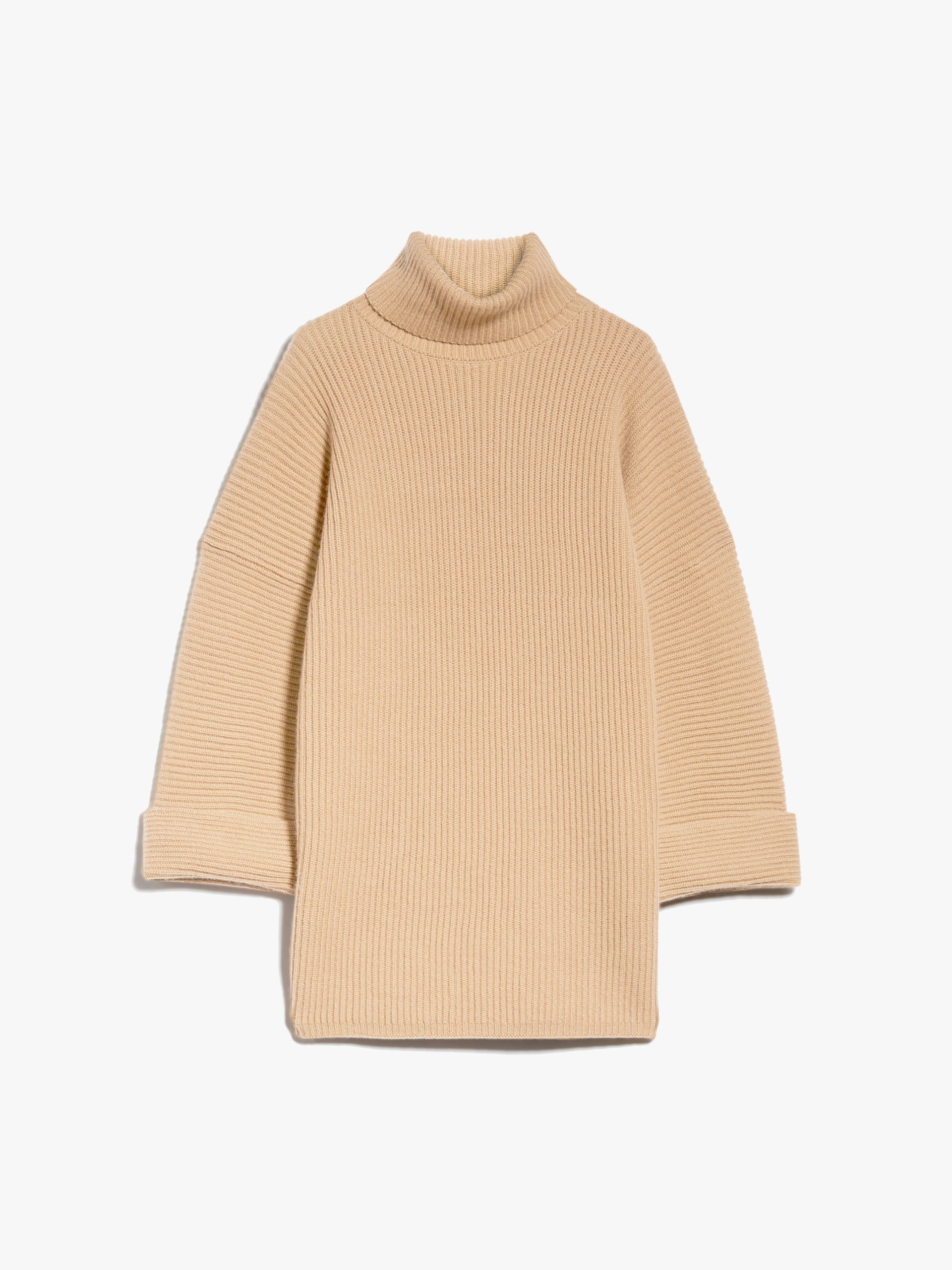 MAX MARA - Loose, wool and cashmere pullover - CAMEL - MAX MARA SALE