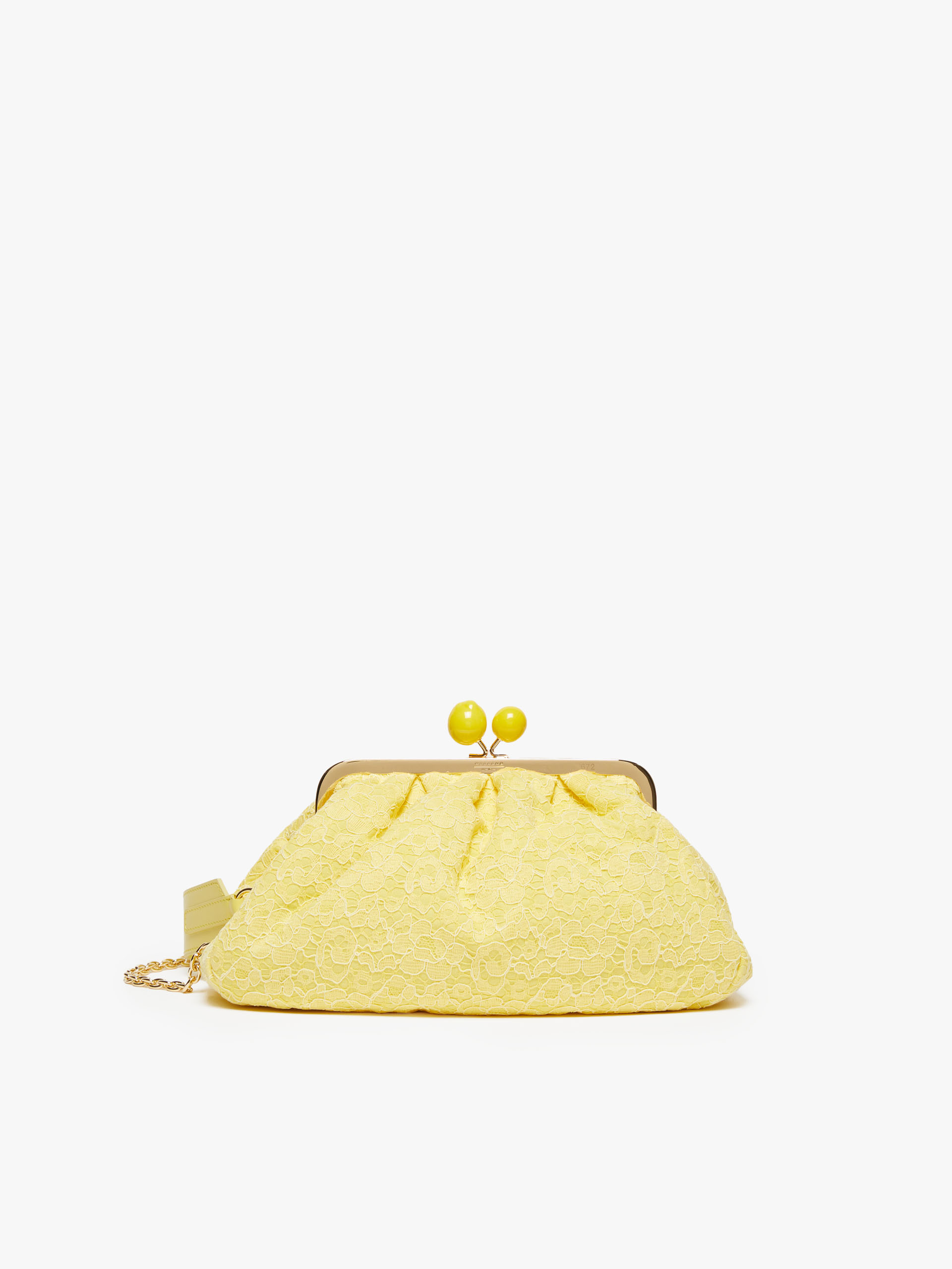 MAX MARA - Hommage à la France Pasticcino Bag in lace - BRIGHT YELLOW - MAX MARA SALE