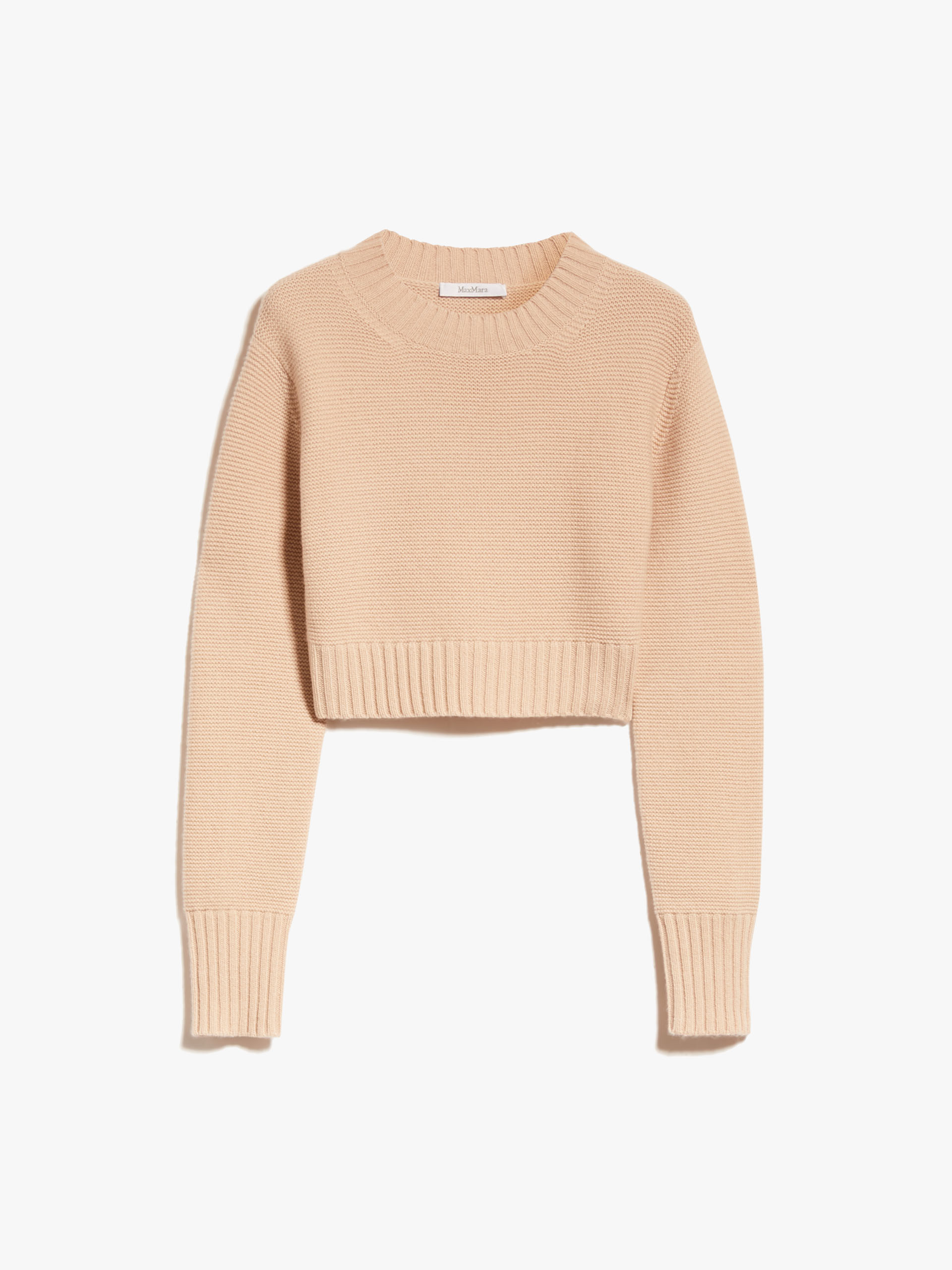 MAX MARA - Cropped, cashmere jumper - PINK - MAX MARA SALE