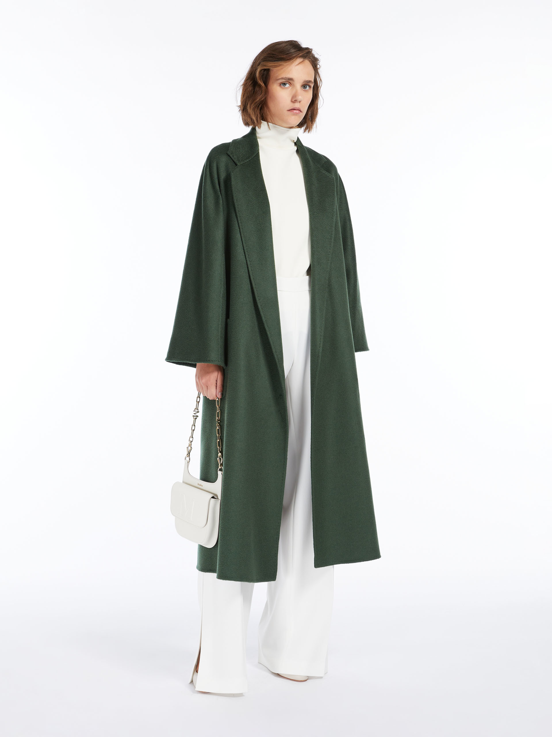 MAX MARA - Ludmilla Icon Coat - DARK GREEN - MAX MARA SALE