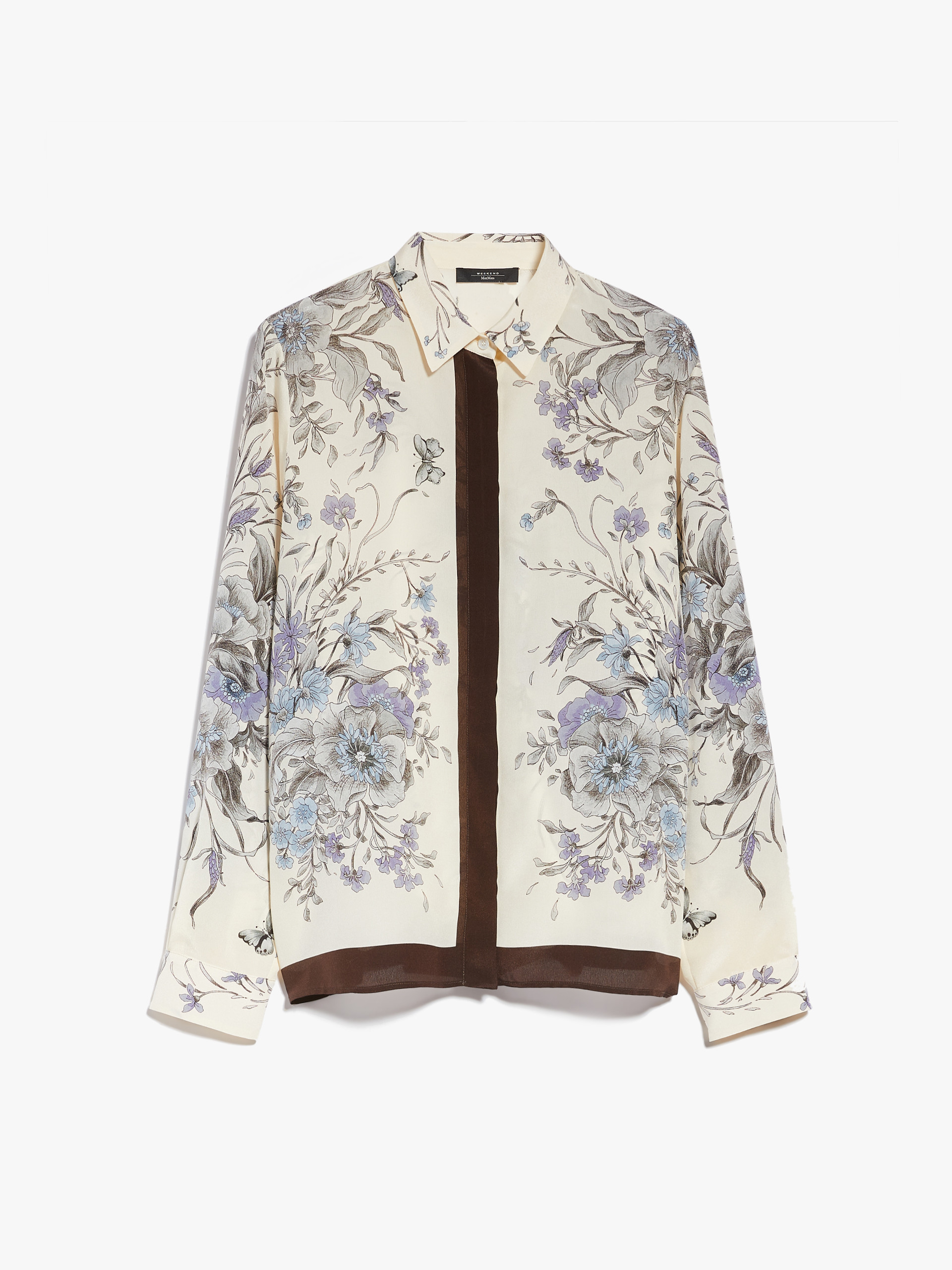 MAX MARA - Crepe de chine shirt - BEIGE - MAX MARA SALE