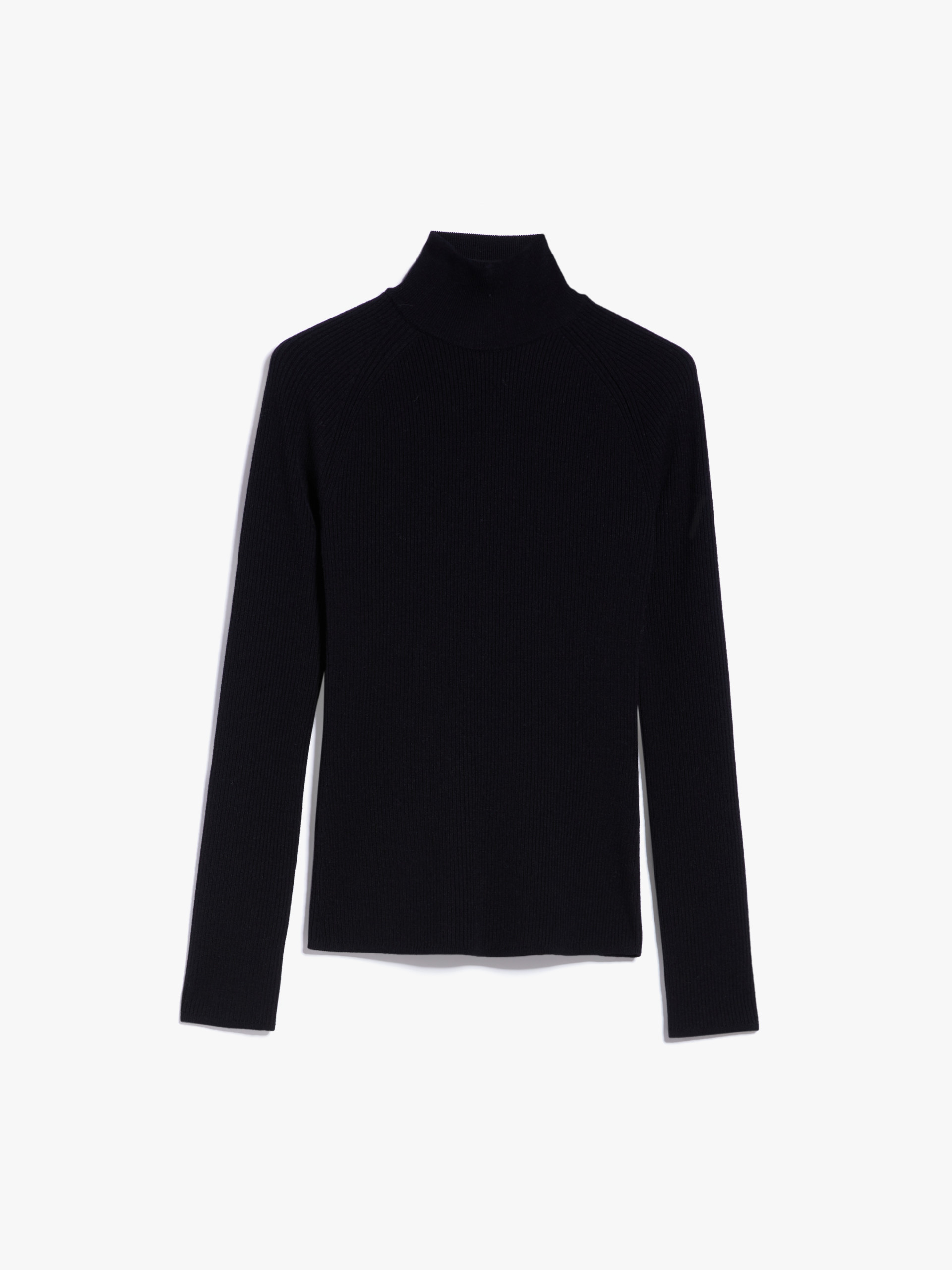 MAX MARA - Stretch wool turtleneck - BLACK - MAX MARA SALE
