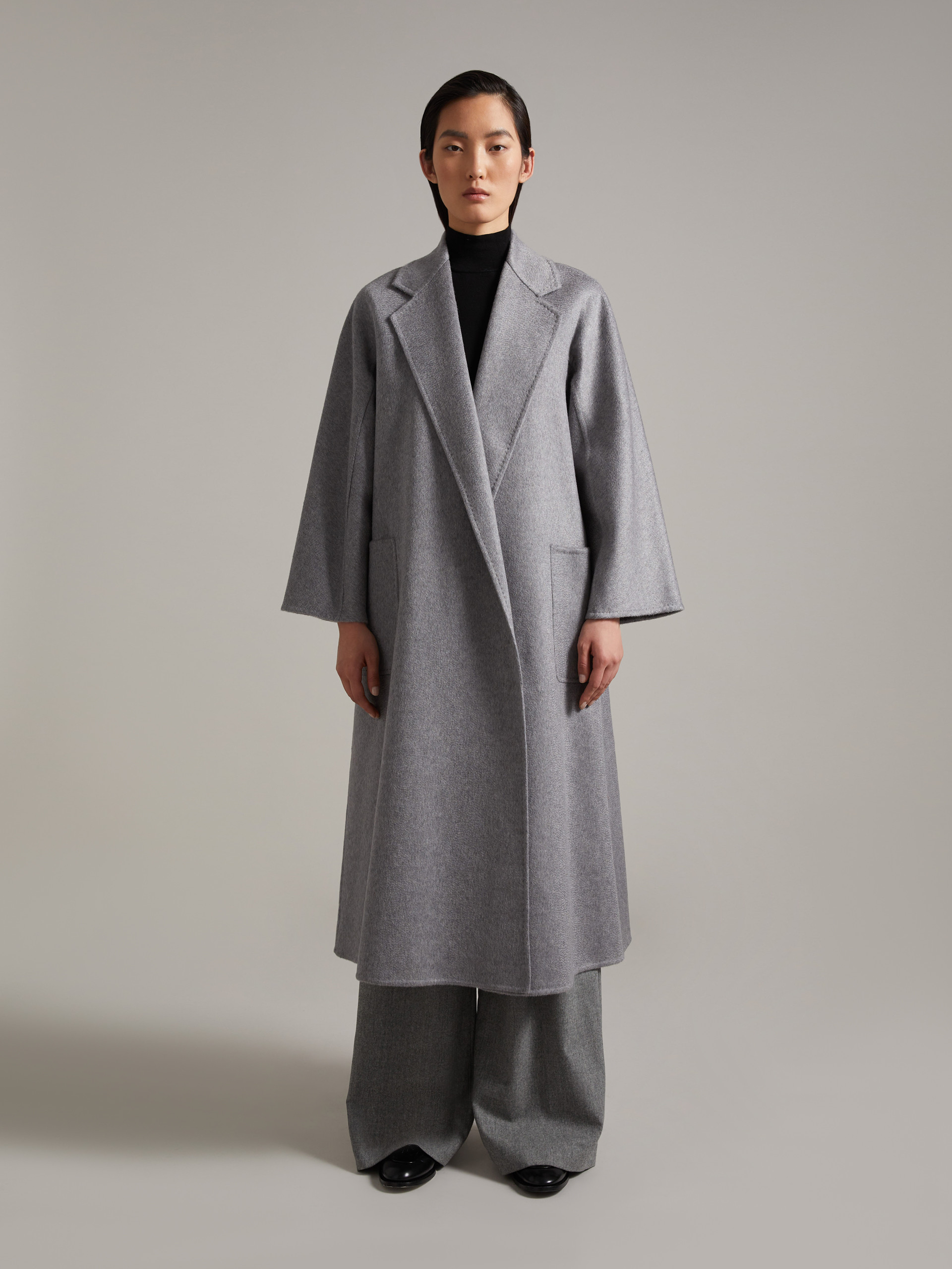 MAX MARA - Ludmilla Icon Coat - LIGHT GREY - MAX MARA SALE