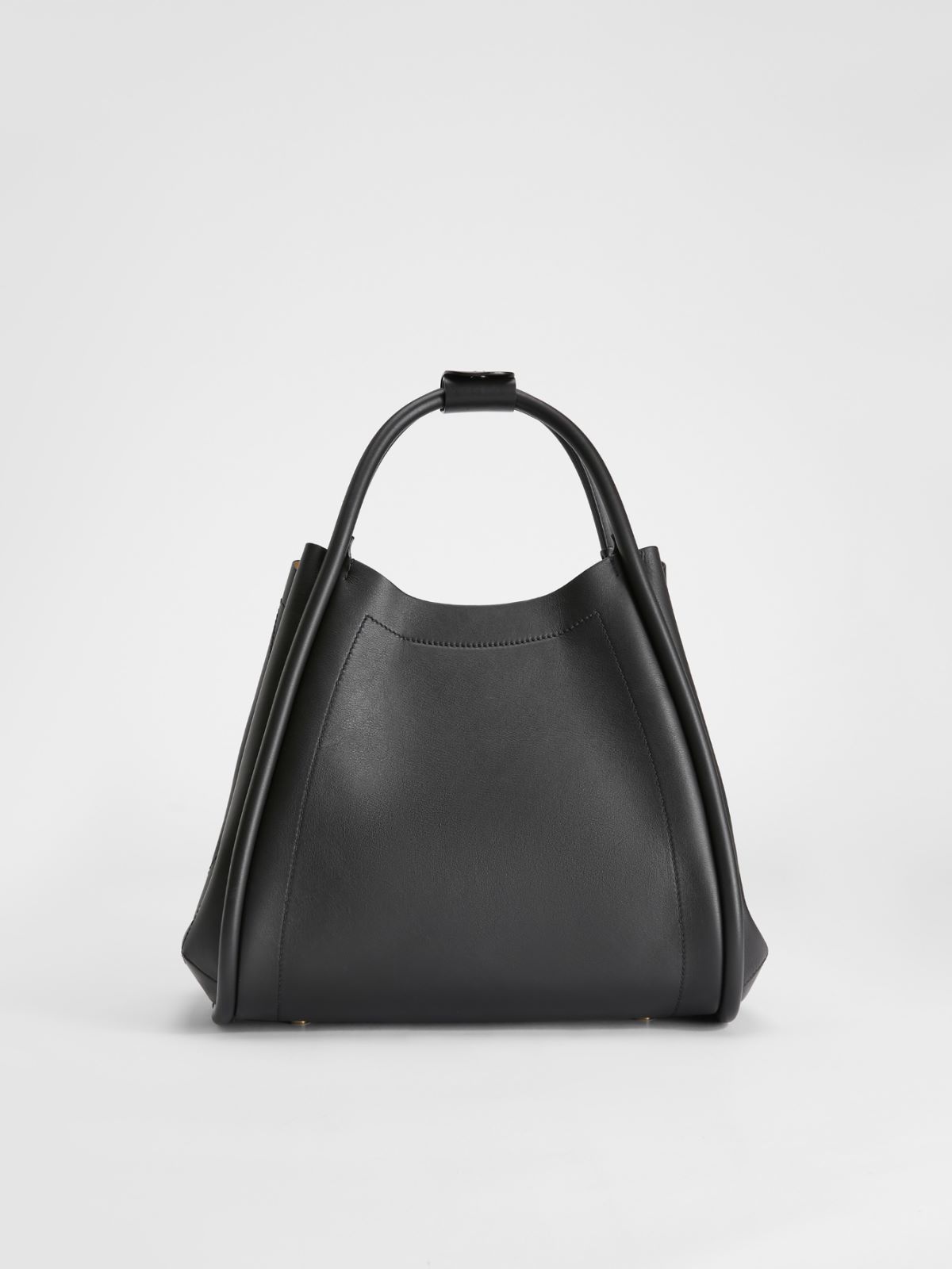 MAX MARA - Medium leather Marine Bag - BLACK - MAX MARA SALE