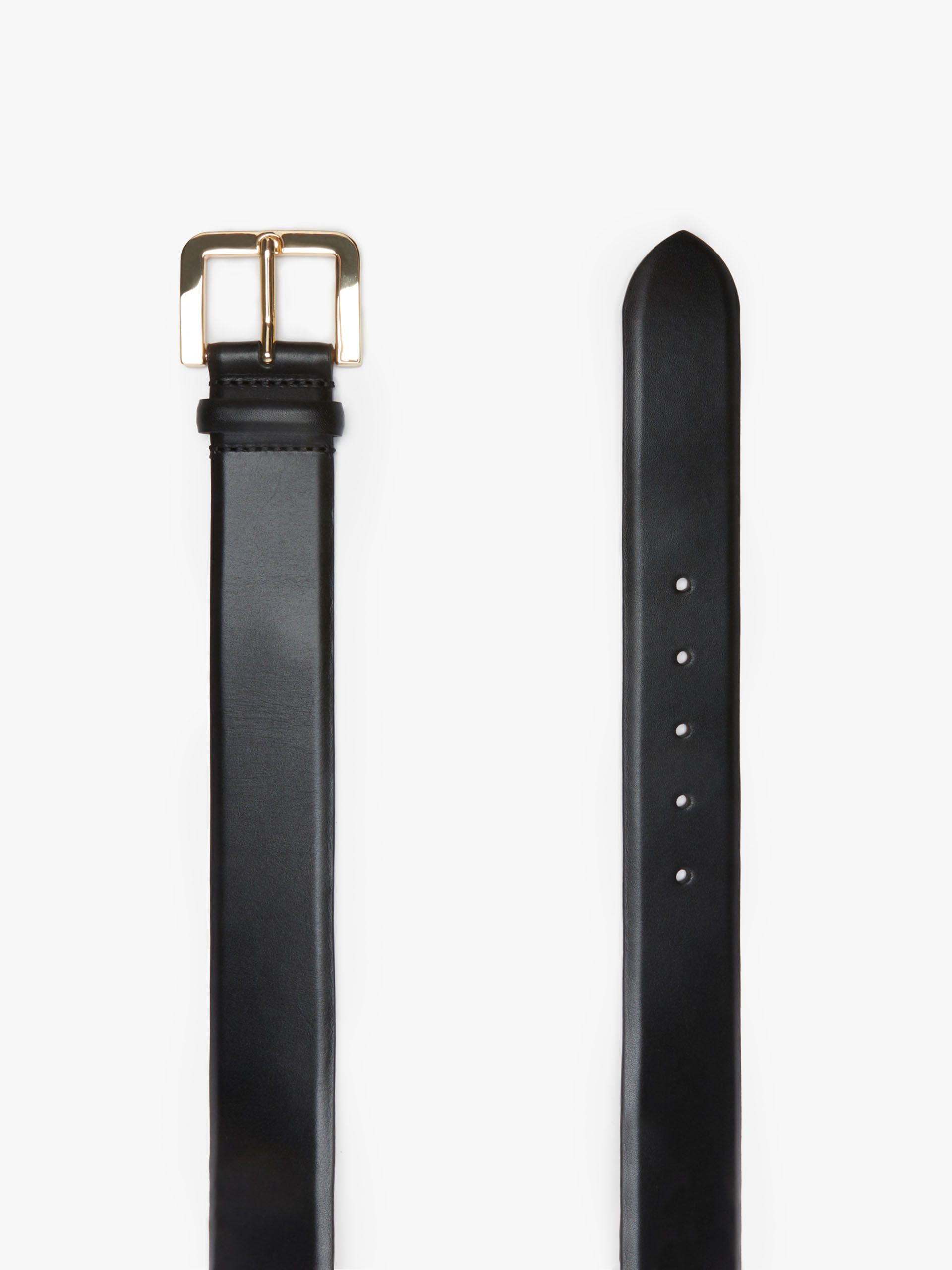 MAX MARA - Leather belt - BLACK - MAX MARA SALE