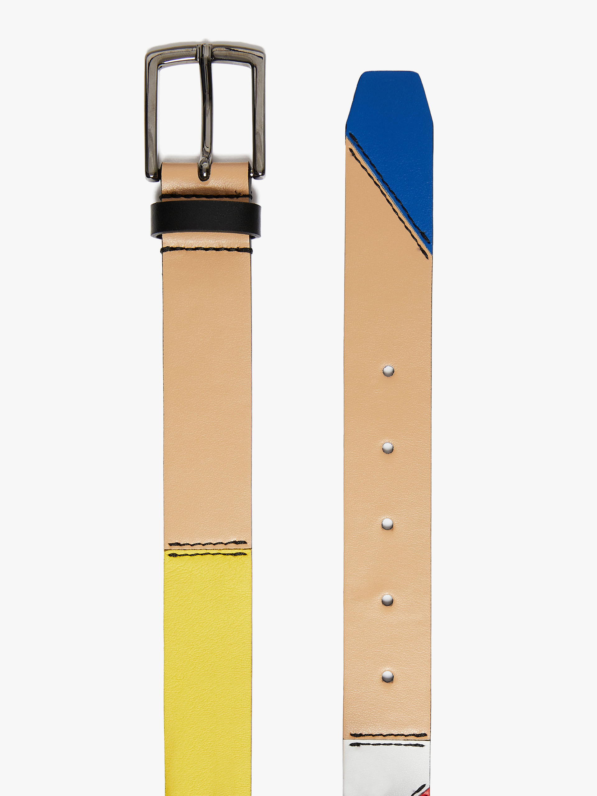 MAX MARA - Multicoloured leather belt - MULTICOLOUR - MAX MARA SALE